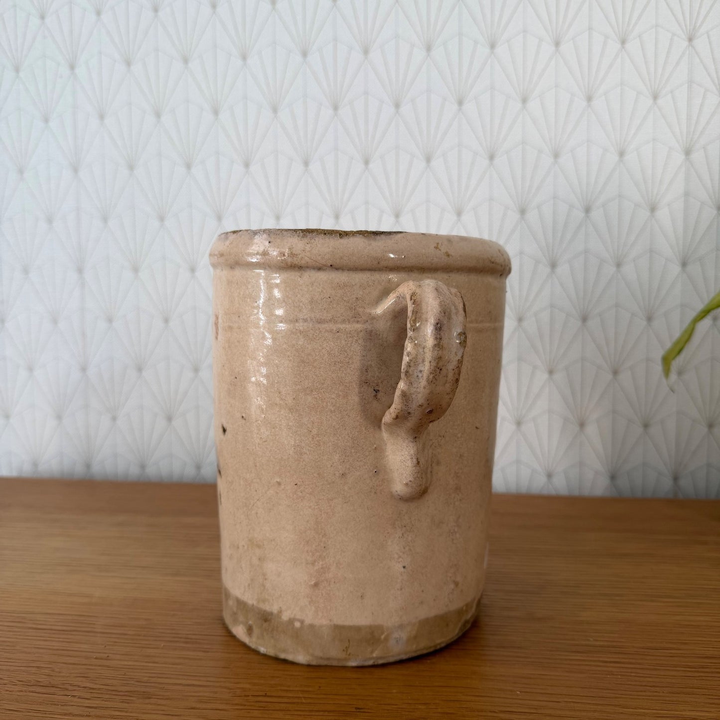 Italian Sardine Pot Antique Stoneware Crock Two Handles 01072613 Unbranded