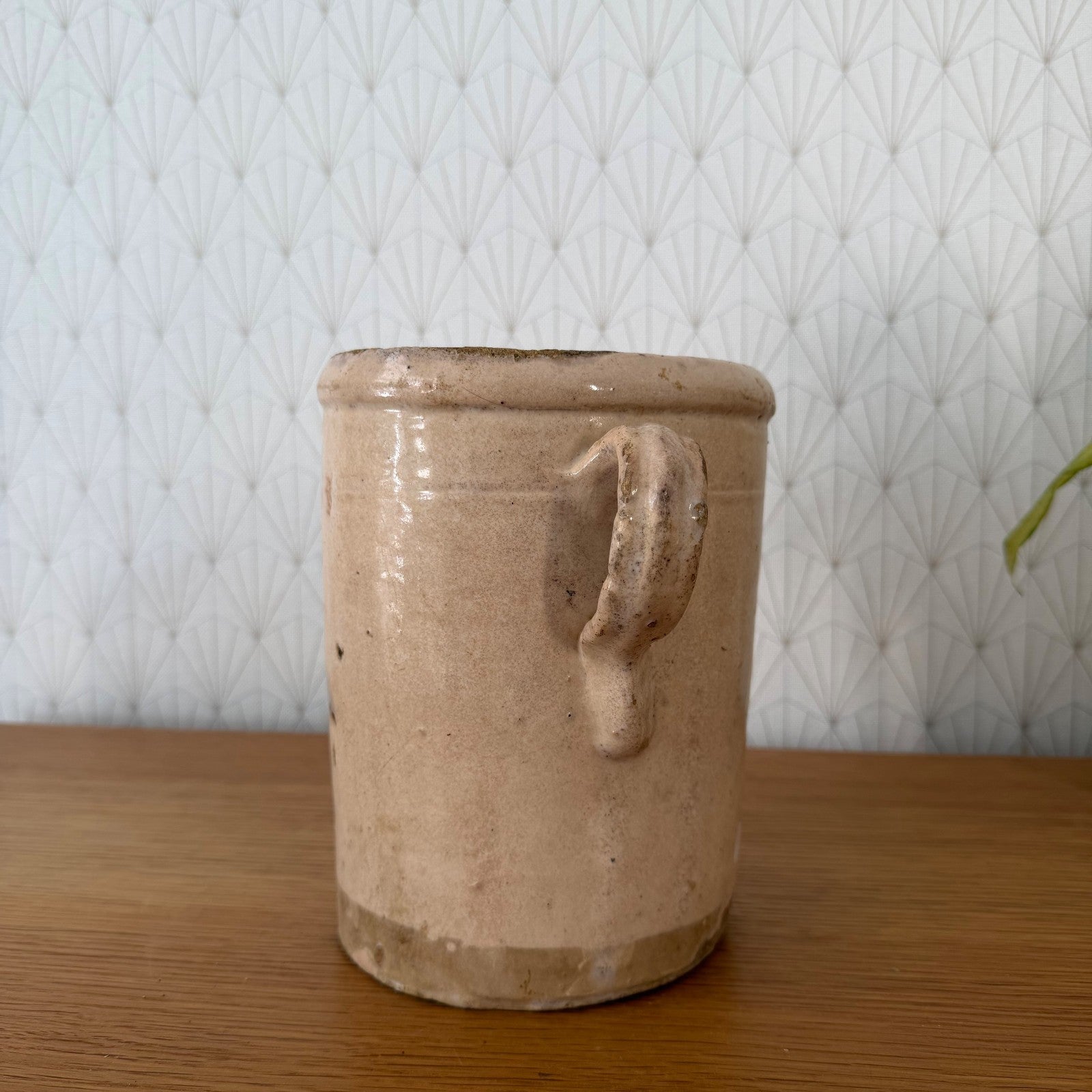 Italian Sardine Pot Antique Stoneware Crock Two Handles 01072613 Unbranded