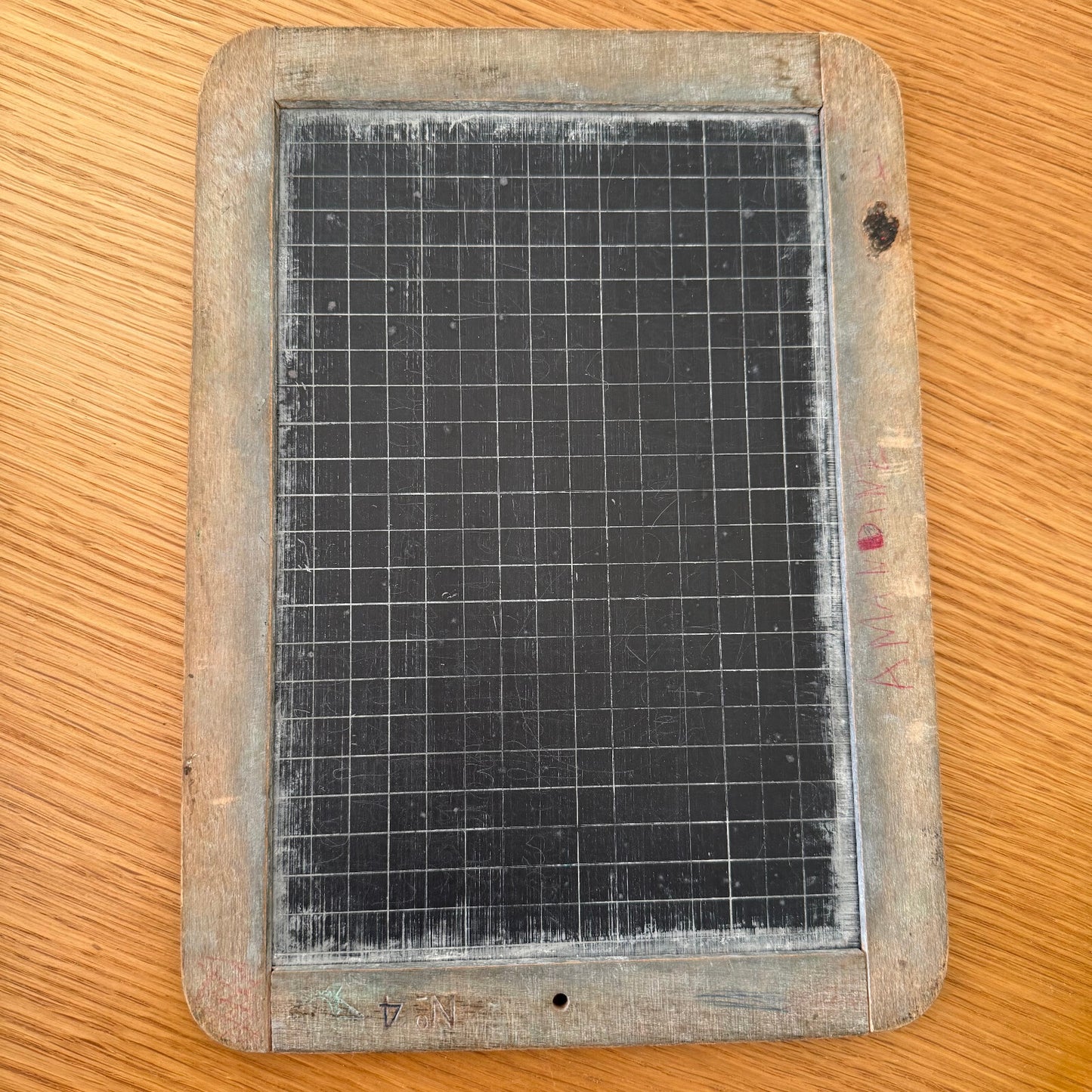 Antique French School Slate Double Sided Chalkboard Student Board 09022516 Fleamarketfrance