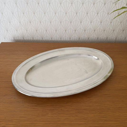 Christofle Silverplate Oval Serving Platter French Vintage 2037168 ercuis