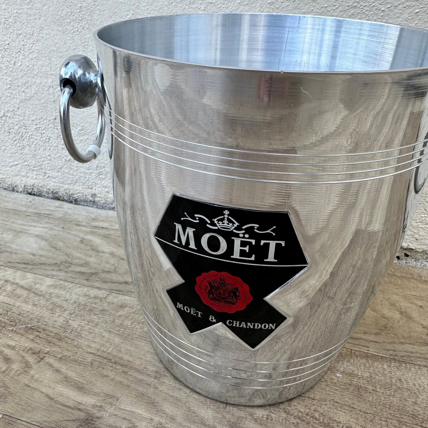 Vintage Moet Champagne Ice Bucket French Wine Cooler Bar Decor 12062311 Moët & Chandon