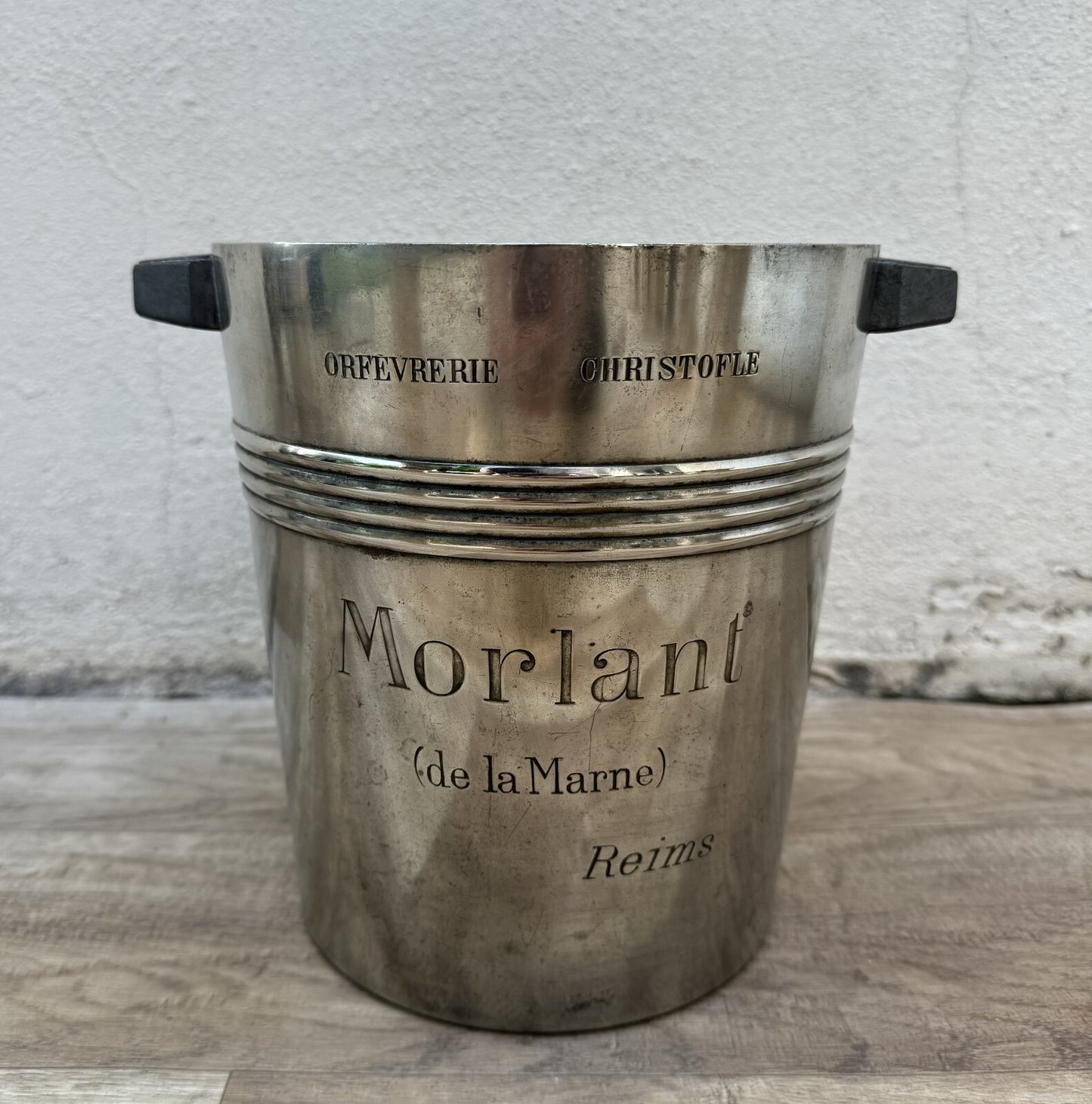 Vintage French Christofle Ice Bucket Silverplate Morlant Reims 1012246 Christofle