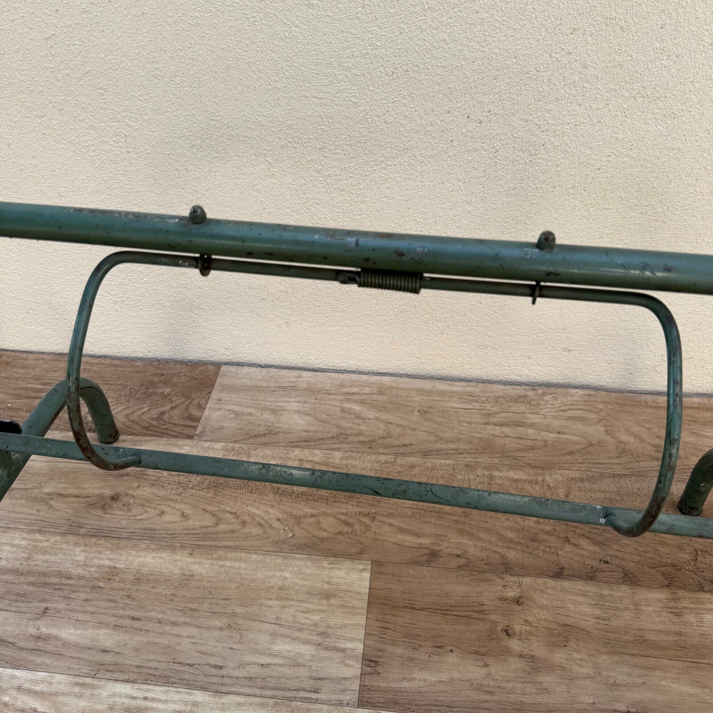 French Florist Paper Roll Dispenser Vintage Metal Wrapping Holder 1950s 1606252 Fleamarketfrance