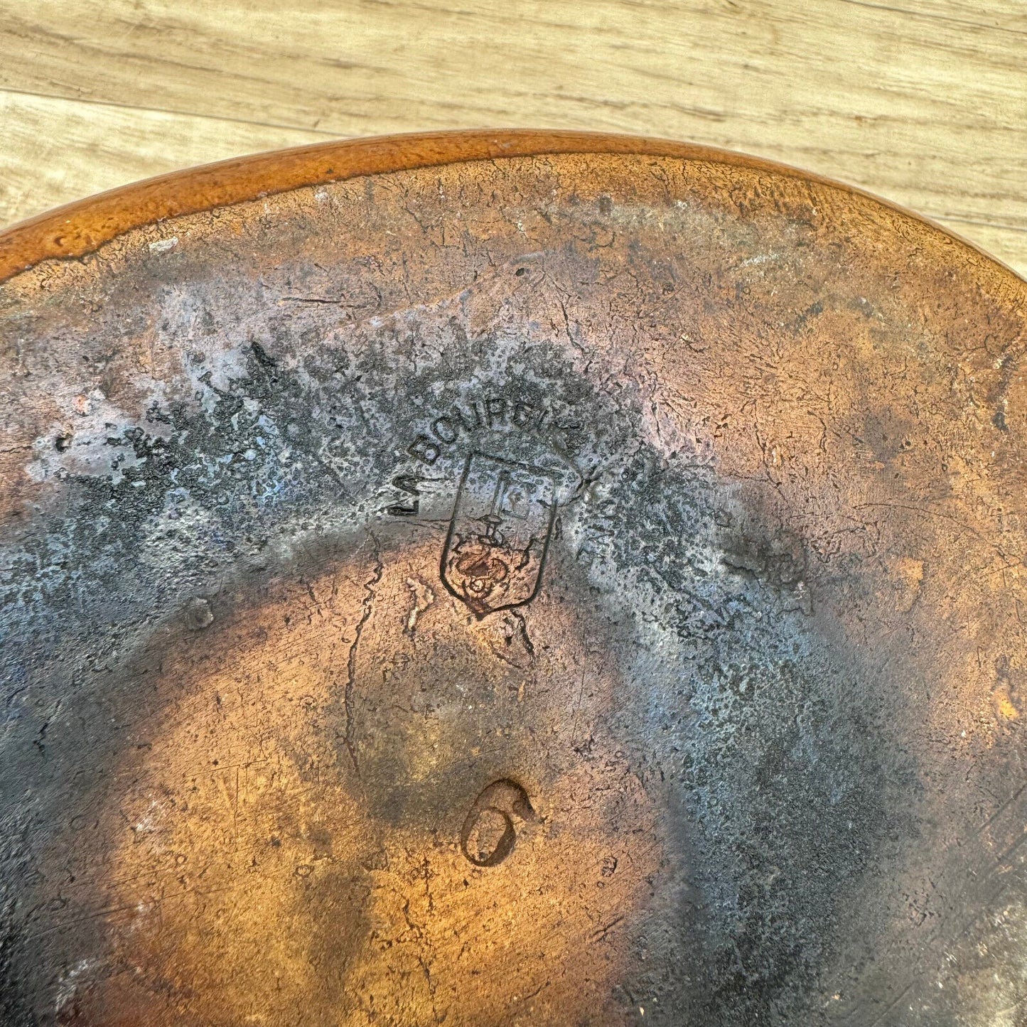 Vintage France Handmade French Bakeware 9” terrine plate gratin oval 19092410 La Bourguignonne France