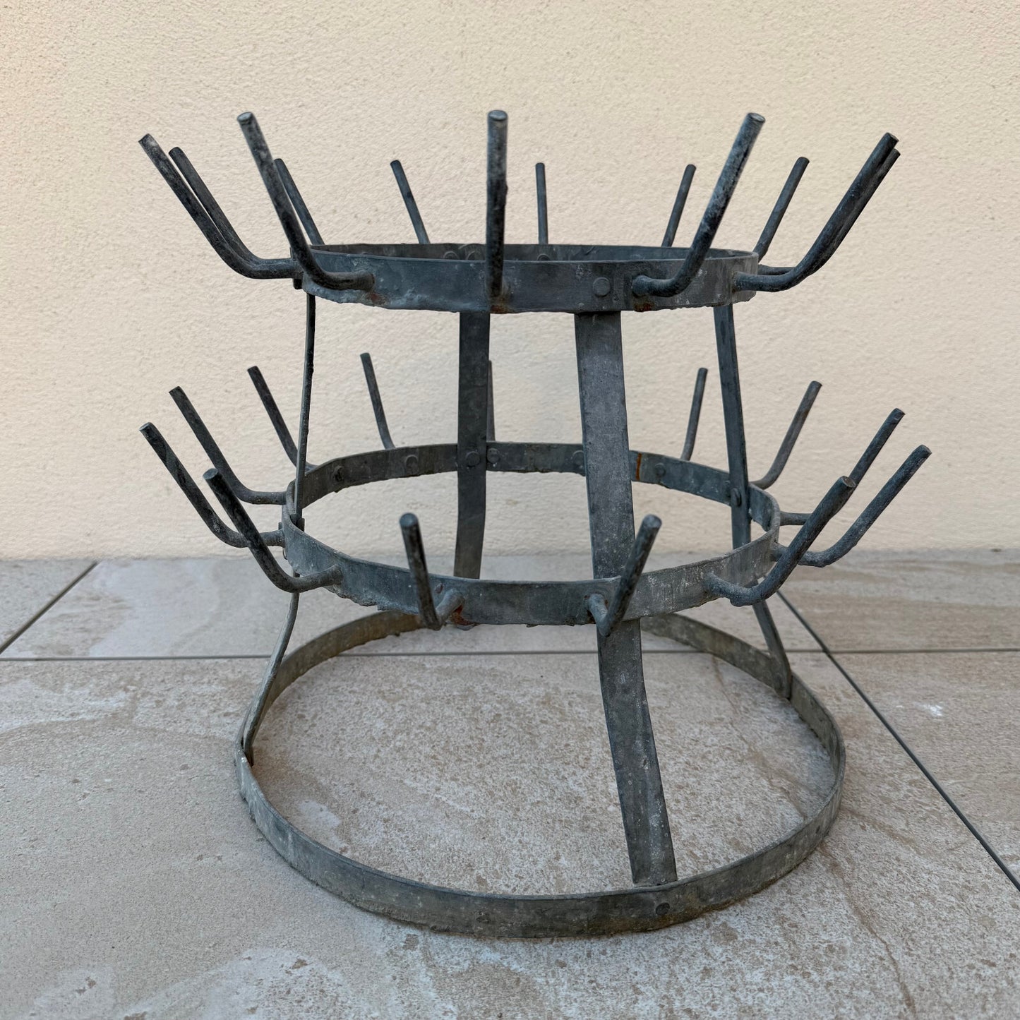 Vintage French Wine Champagne Bottle Drying Wine Rack hanger 1604257