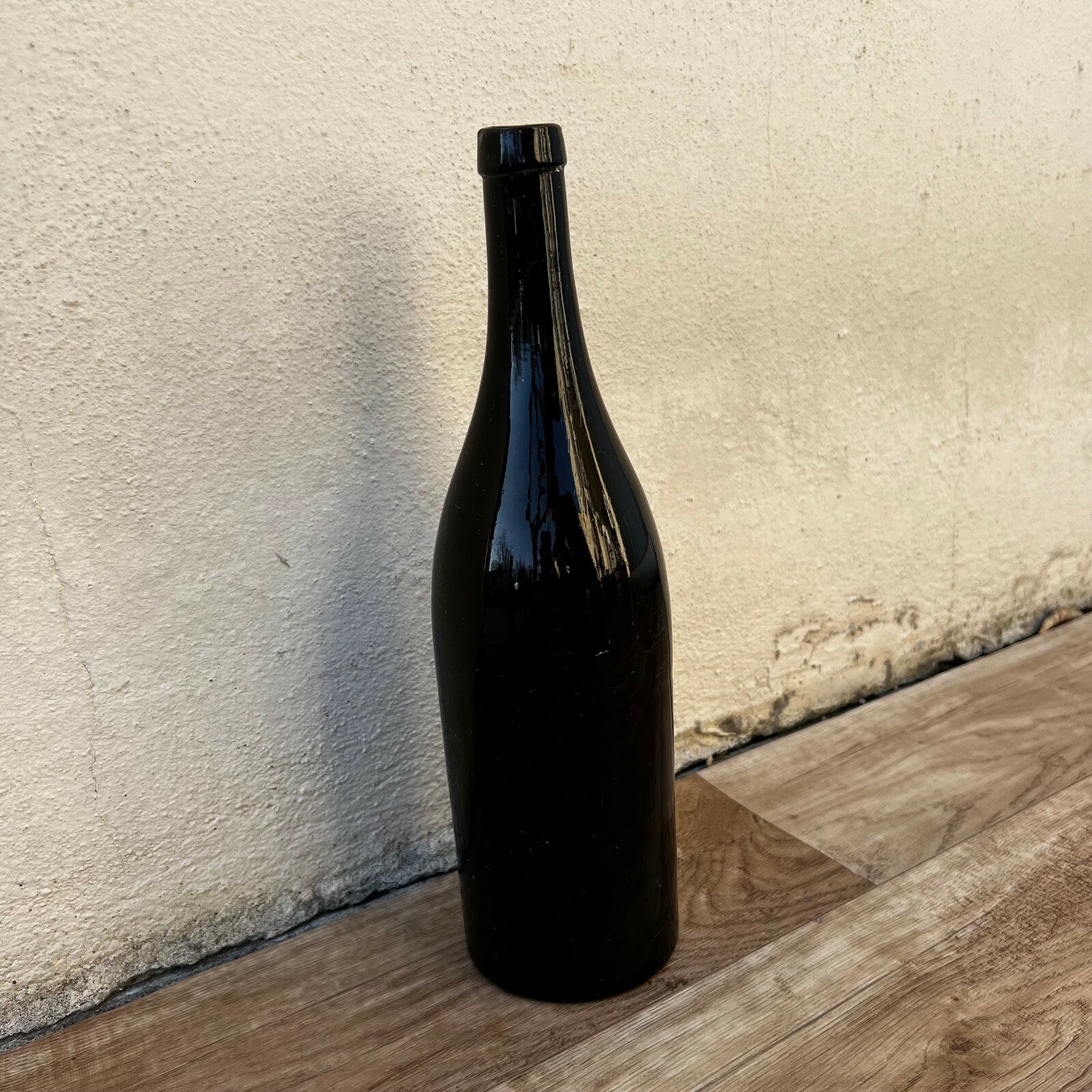 French Antique Dark Green Glass Bottle Wine Water Circa 1900 10022213 Fleamarketfrance