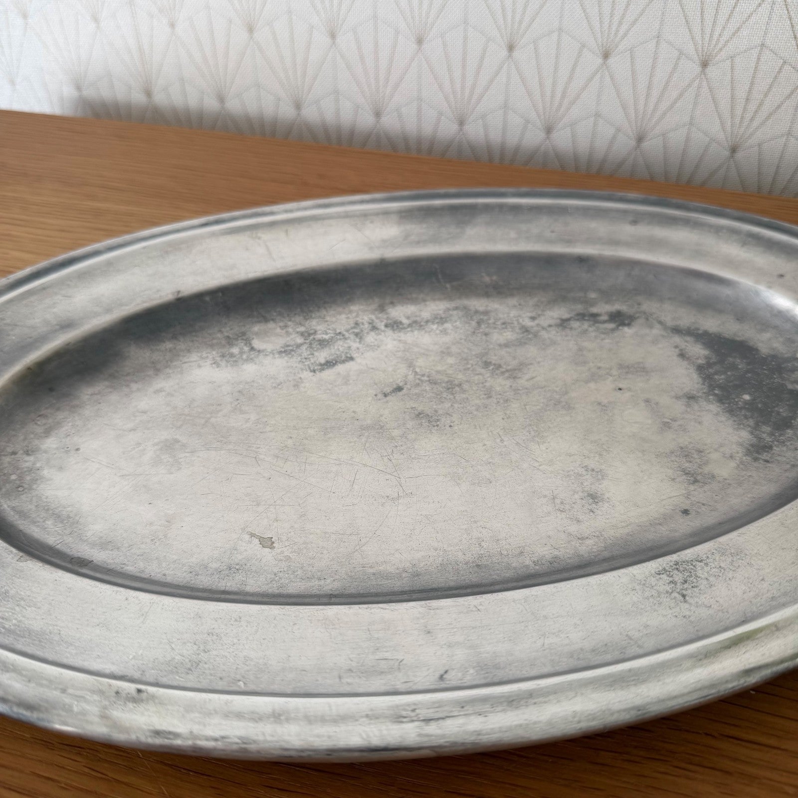Christofle Silverplate Oval Serving Tray French Vintage Platter 2607267 ercuis