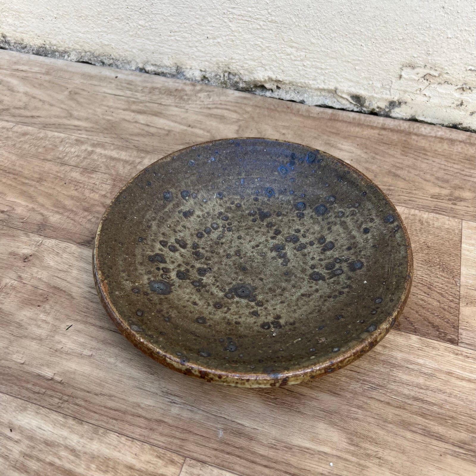 French Jean Pierre Viot Bowl Mid Century Stoneware Pottery Signed 1510227 Unmarked