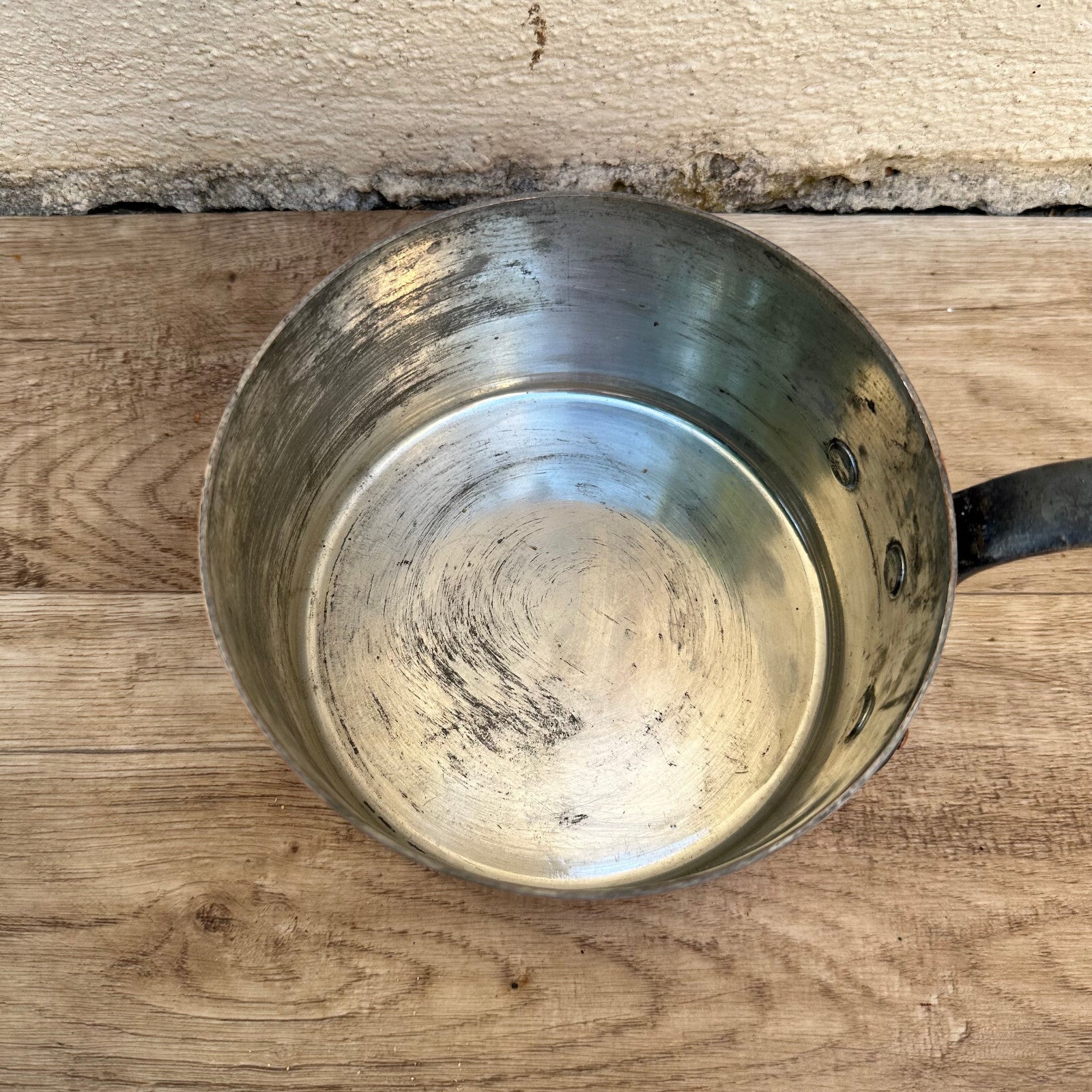 French Copper Saucepan Matillon Tinned Interior Vintage Cookware 0211233 Unbranded