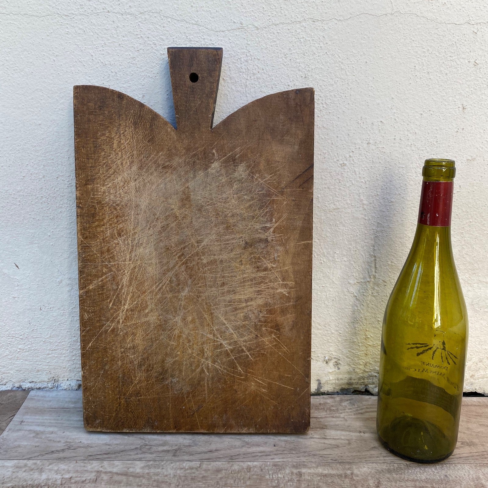 French Antique Wooden Bread Board Cutting Chopping Kitchen Rustic 0707268 Unbranded