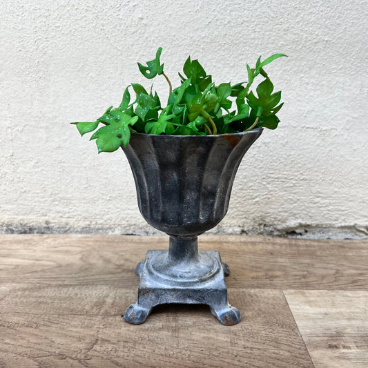 Vintage French Urn Planter cast iron 20082218 - Fleamarketfrance