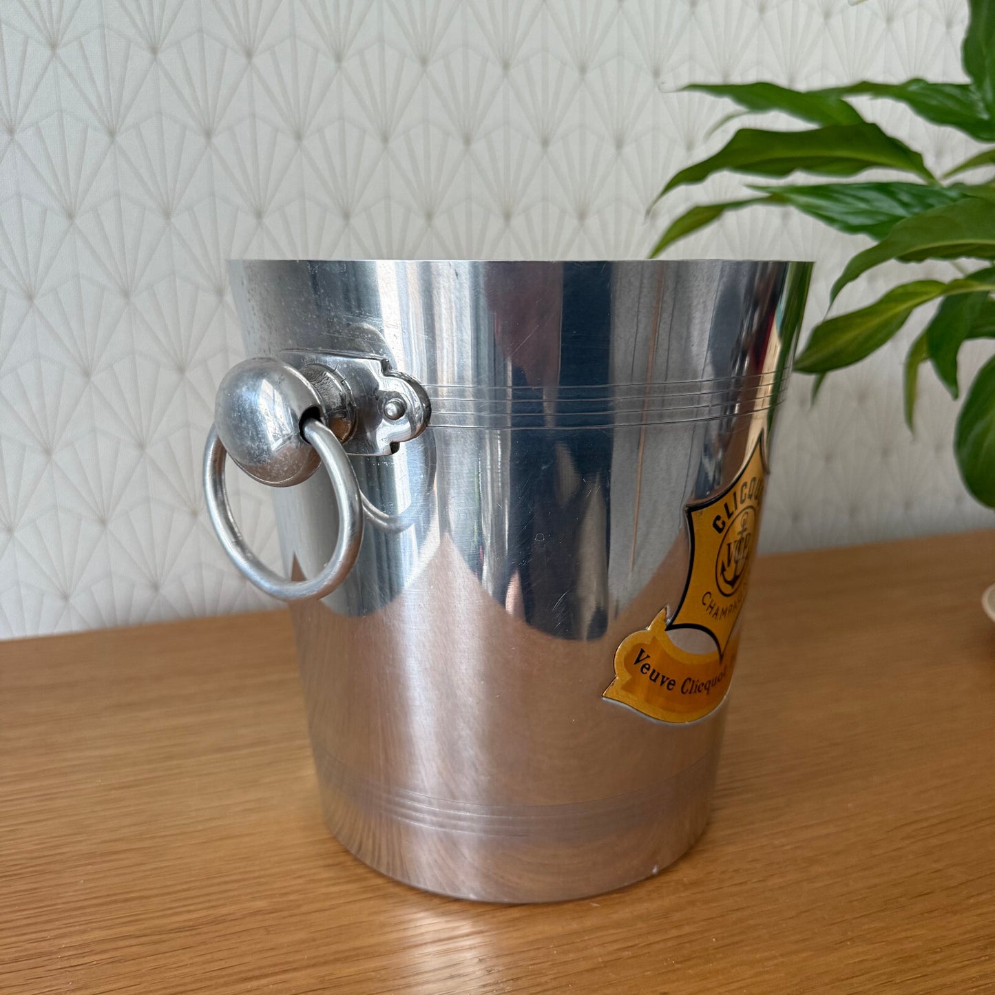 Veuve Clicquot Ice Bucket Vintage French Champagne Cooler Metal 18042512 Fleamarketfrance