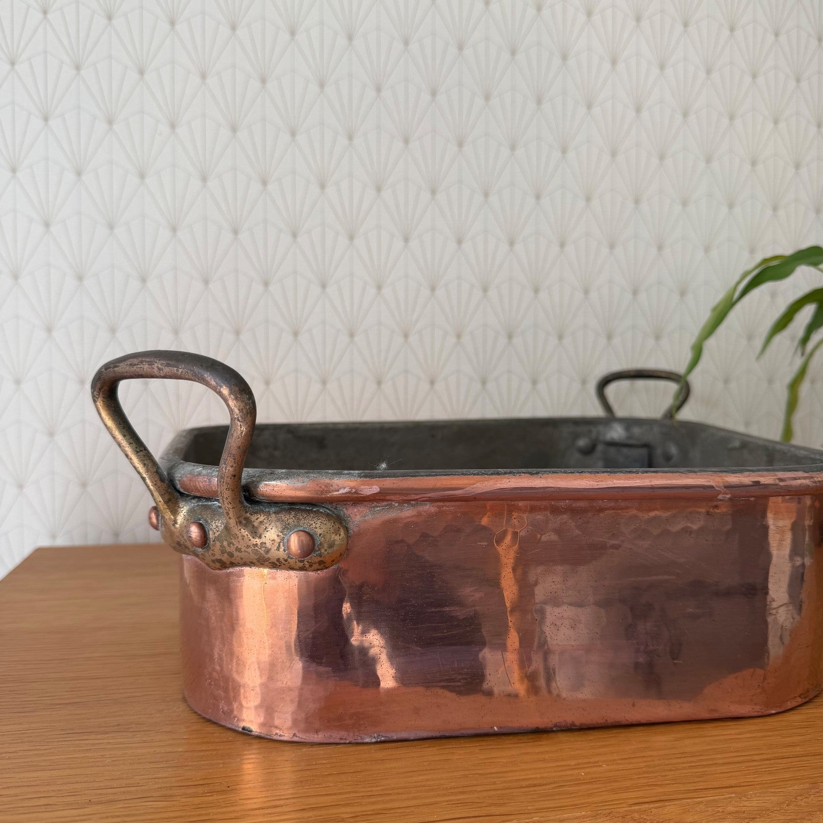French Copper Fish Poacher Turbot Vintage Turbotiere Cookware 1602261 Unbranded