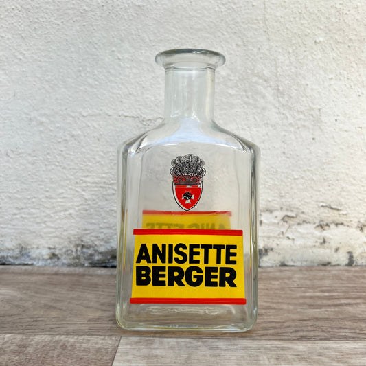 French Anisette Berger Glass Carafe Vintage Apothecary Bottle 1309223 Berger