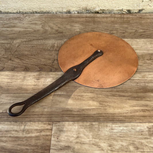 French Copper Lid Cast Iron Handle Vintage Saucepan Pot Cover 2310226 Cuisine