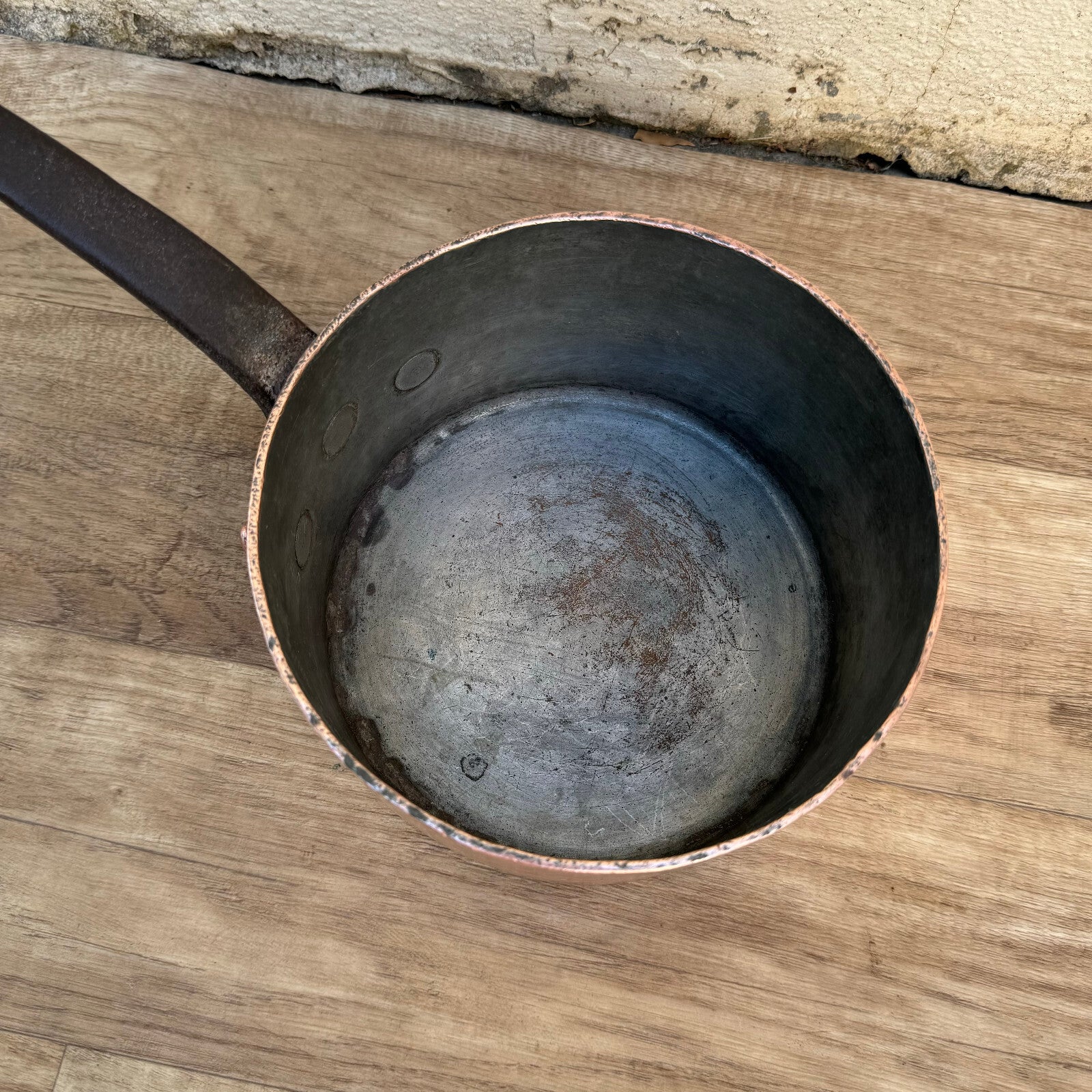 Vintage French Copper Saucepan J. Jacquotot Paris Needs Tinning 0408249 jacquotot