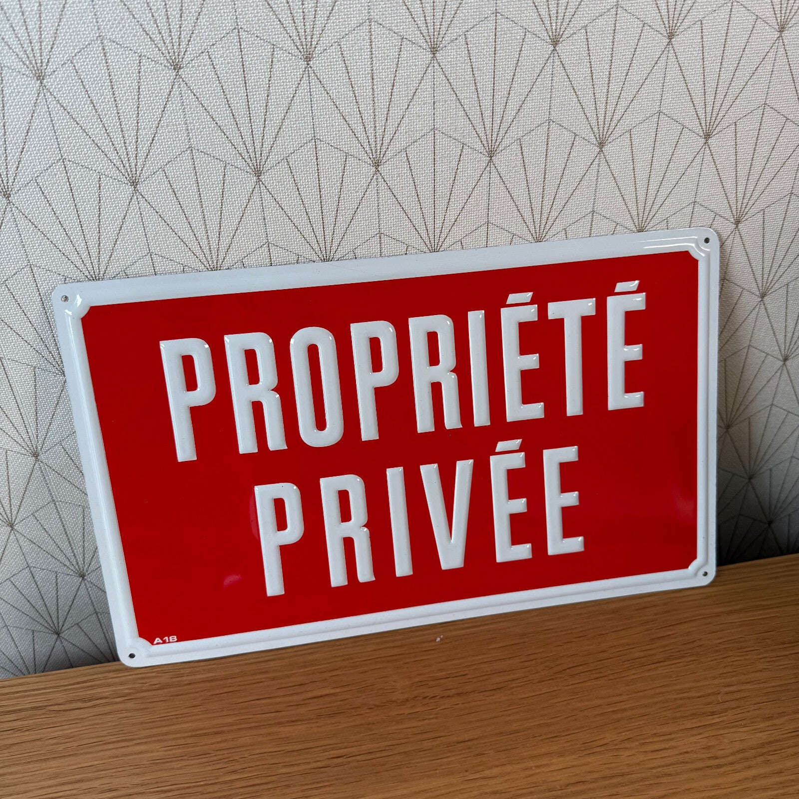 French Private Property Sign Vintage Metal Plaque Propriete Privee 2212244 Fleamarketfrance