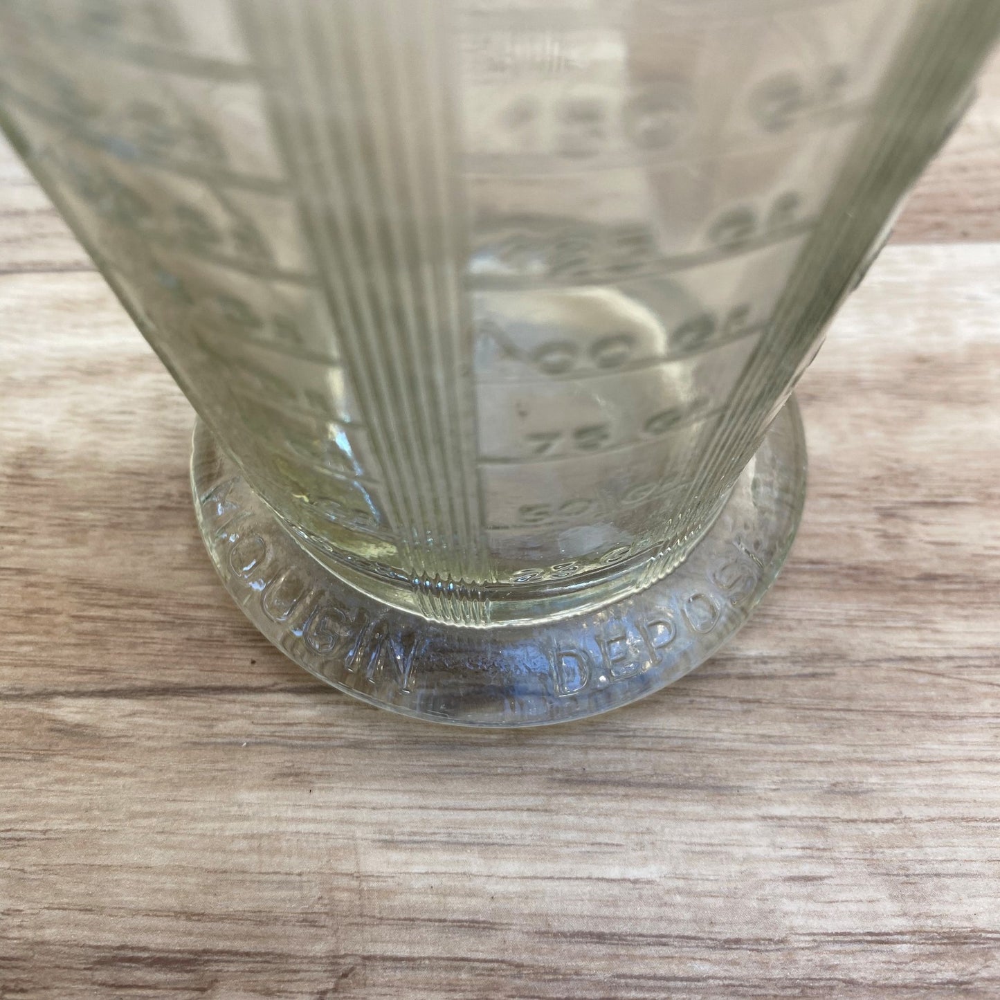 French Vintage Glass Measuring Cup Multi-Scale Kitchen Tool 0407267 PYREX