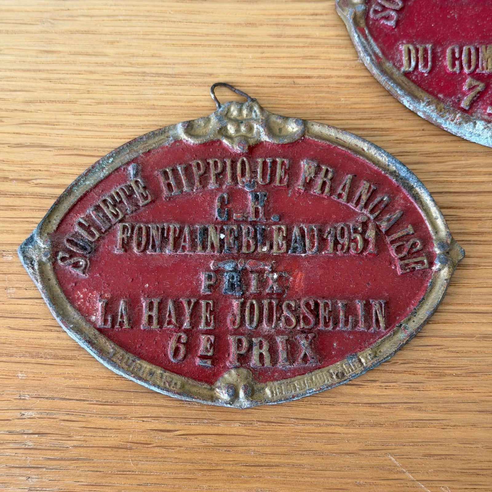 French Vintage Agricultural Award Trophy Plaques 1950s Prizes 1212253 Fleamarketfrance : French vintage and antique decor