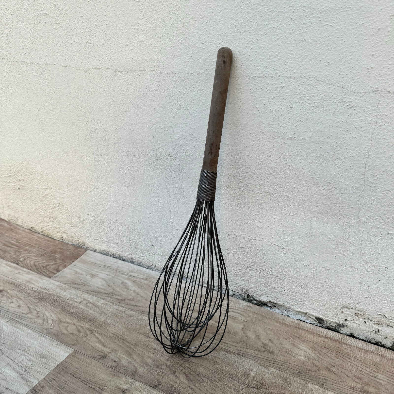 Vintage French Wire Whisk Large Professional Baker's Kitchen Tool 2604246 Unbranded