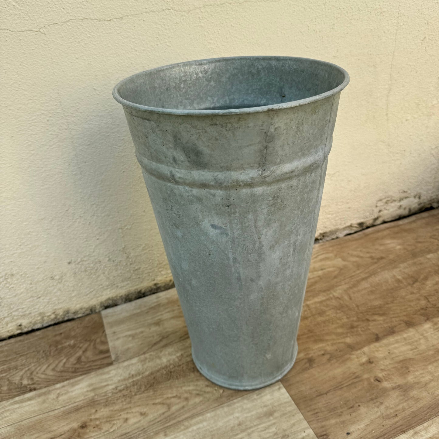French Galvanized Vase Vintage Zinc Florist Flower Pitcher Water 13082511 Unbranded