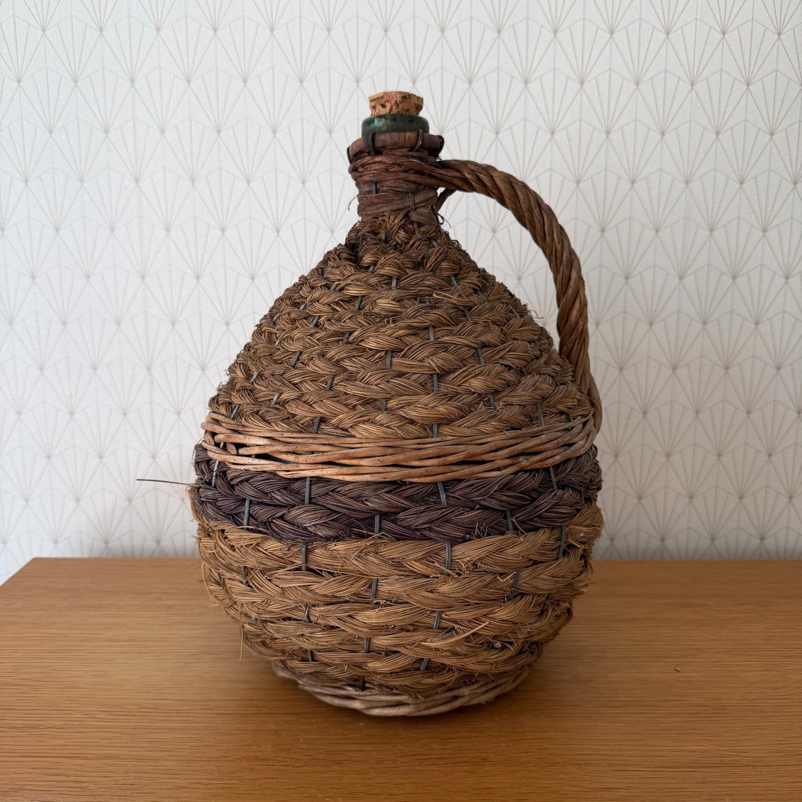 French Dame Jeanne Demijohn Rattan Wicker Basket Carboy Bonbonne 2604264 Fleamarketfrance
