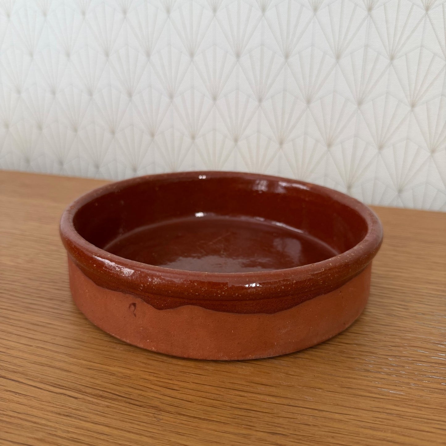 French Terracotta Tian Bowl Provence Vintage Pottery 04092620