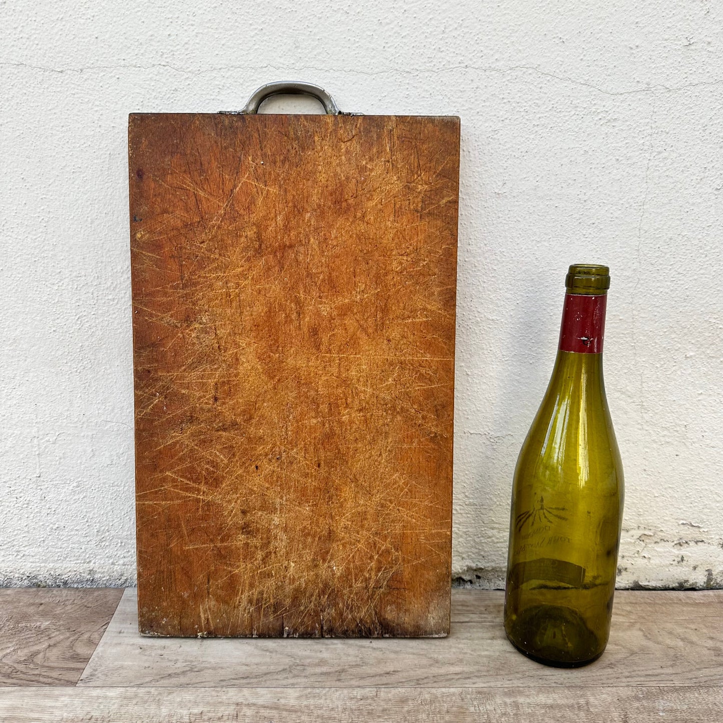 French Wooden Cutting Board with Handle Vintage Kitchen Bread 27112321 Antique