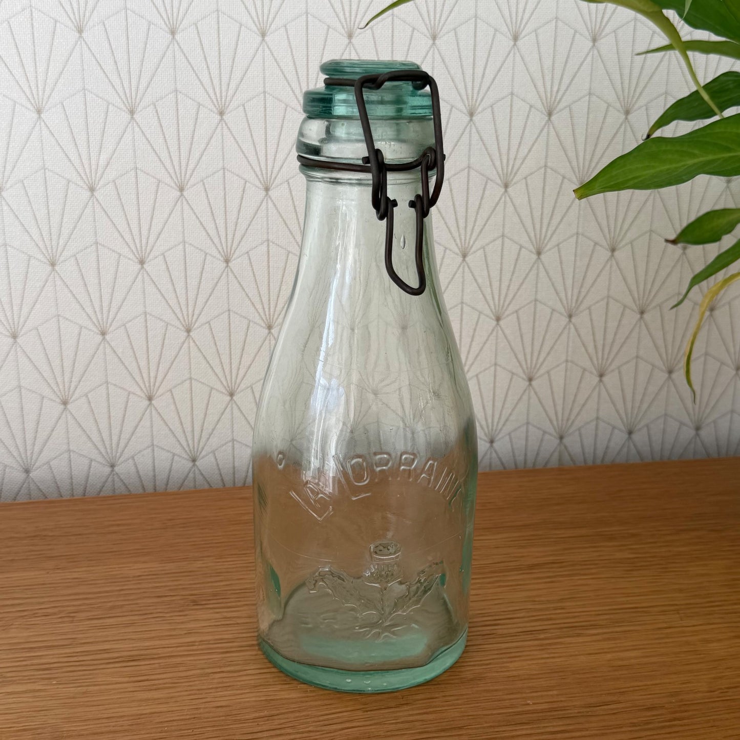 French Glass Preserve Jar La Lorraine Vintage Swing Top Stopper 1305267 Fleamarketfrance