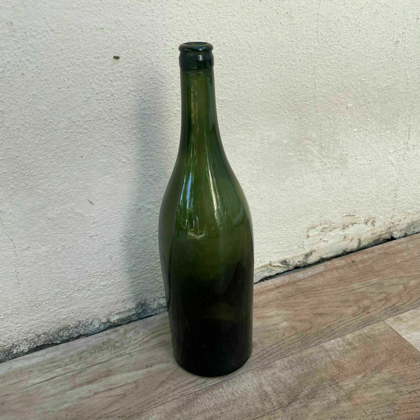 Old French Green Glass wine water pastis bottle circa 1920 0201222 - Fleamarketfrance