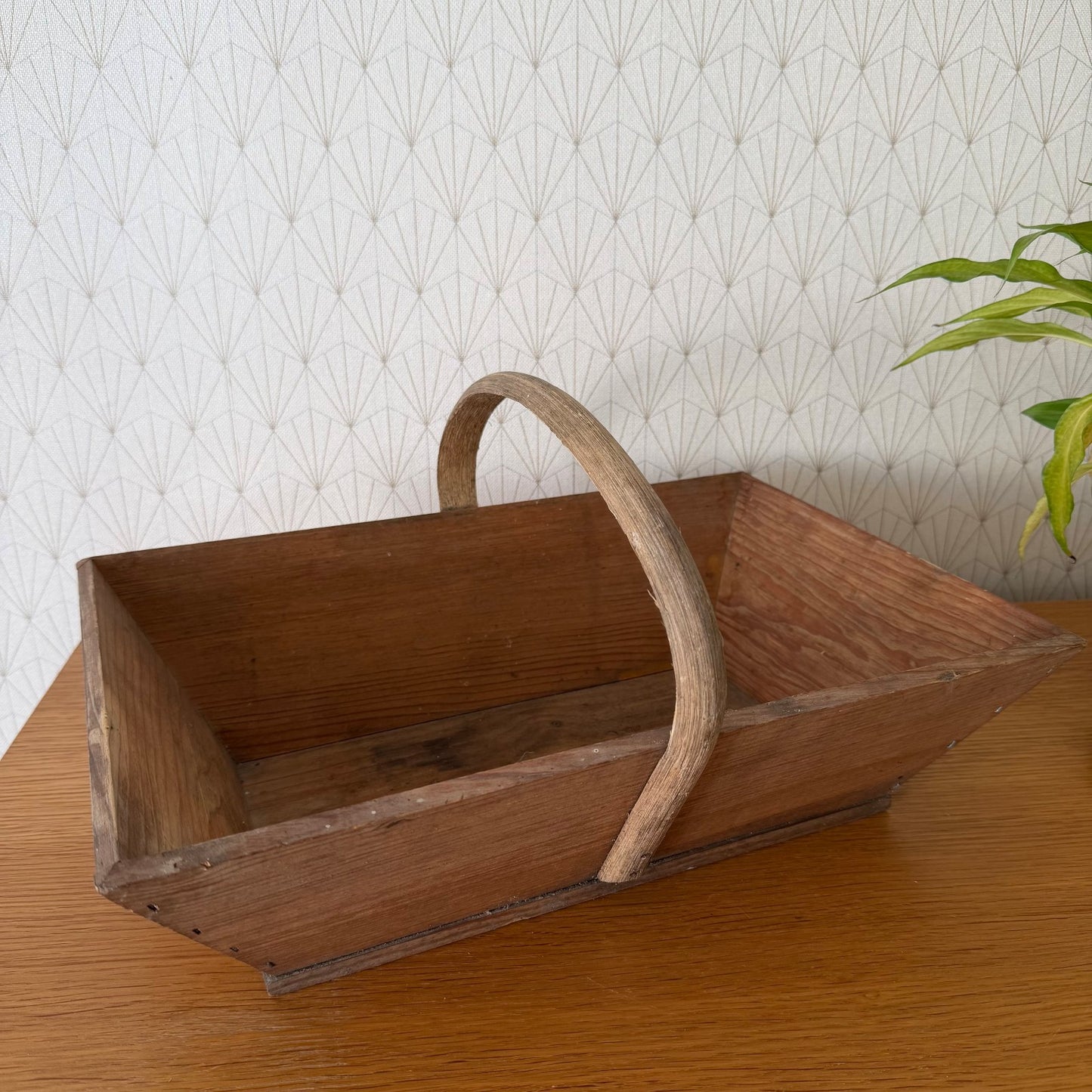 French Vintage Wooden Garden Trug Harvest Basket Market Trug 27062618 Fleamarketfrance