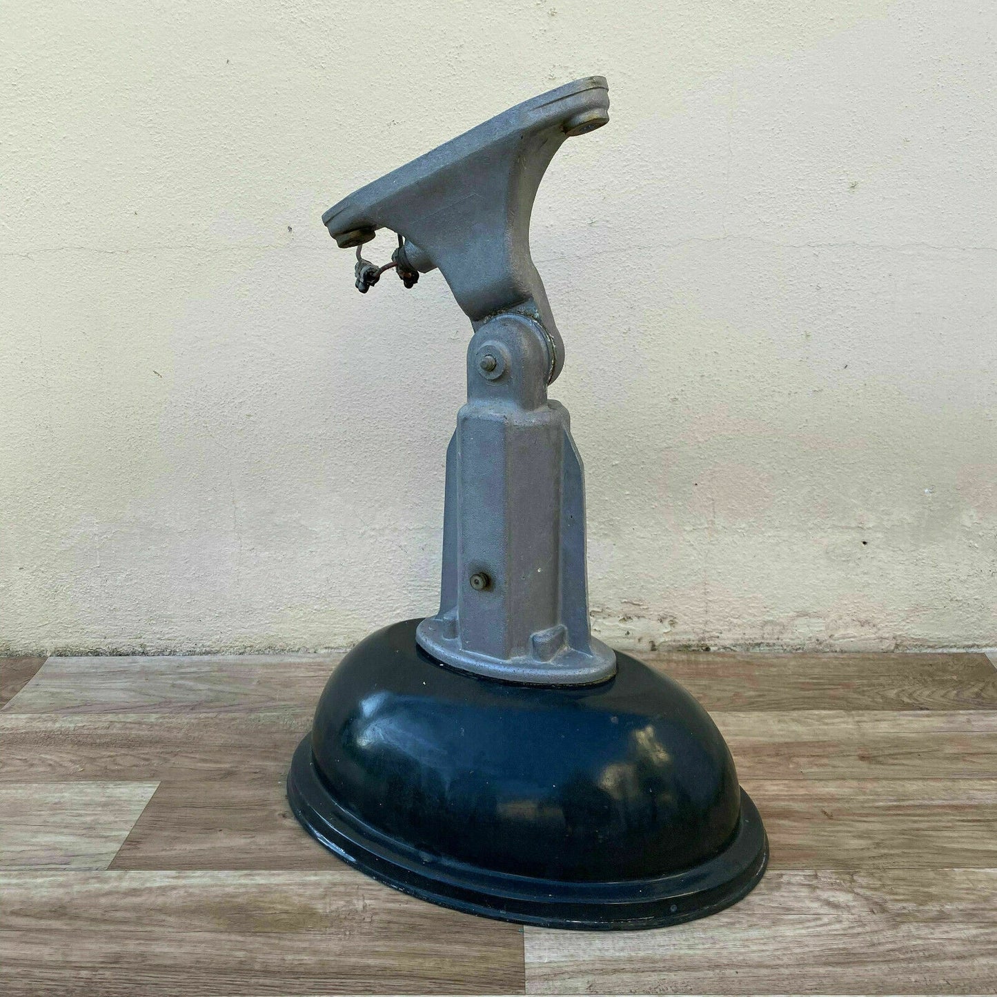 French Industrial Wall Light Enamel Factory Lamp Vintage 1950s 25114195 Unbranded