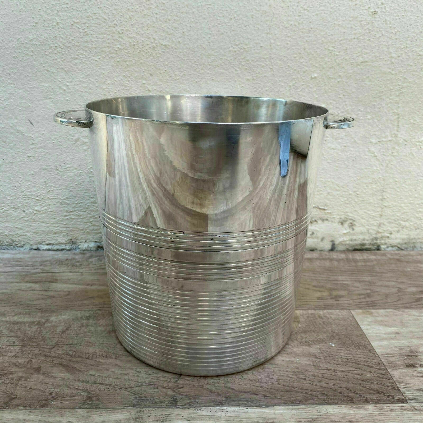 French ERCUIS Silverplate Ice Bucket Champagne Cooler Vintage 3008215 Fleamarketfrance
