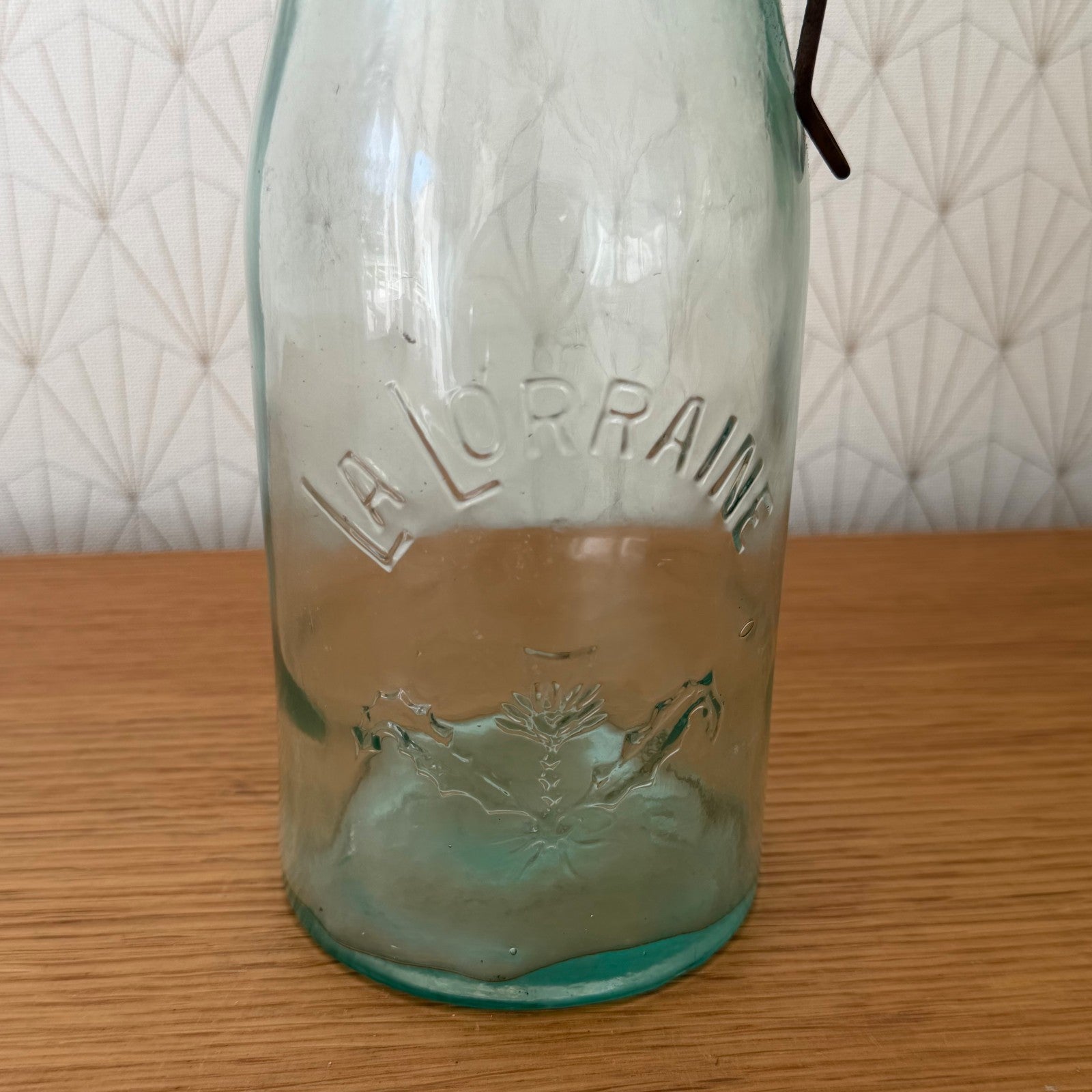 Vintage French Preserve Jar La Lorraine Glass Stopper 1305263 Fleamarketfrance
