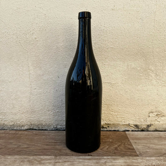 French Antique Dark Green Glass Bottle Wine Water Circa 1900 10022213 Fleamarketfrance