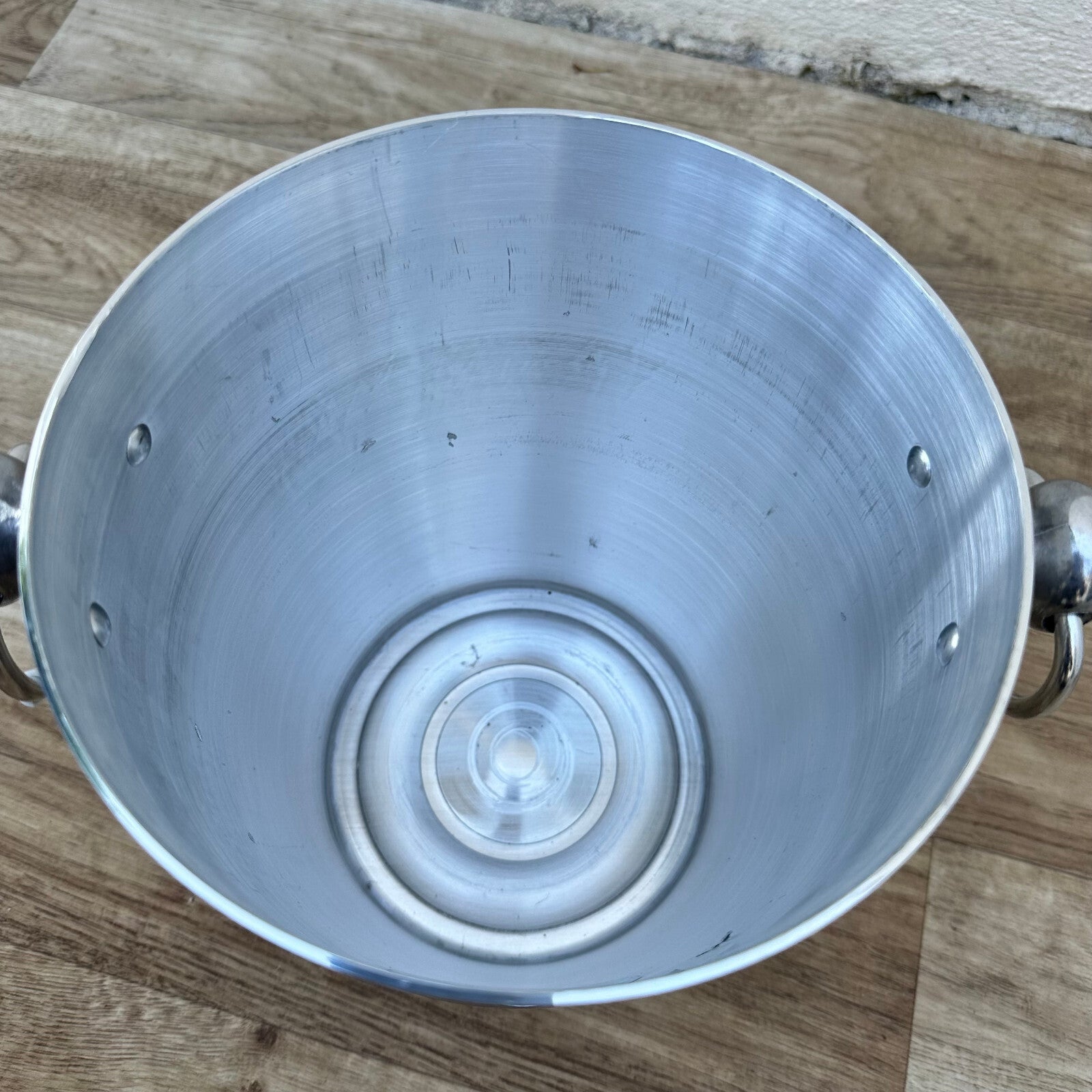 Vintage French Moet Chandon Ice Bucket Champagne Cooler Steel 1812232 Fleamarketfrance