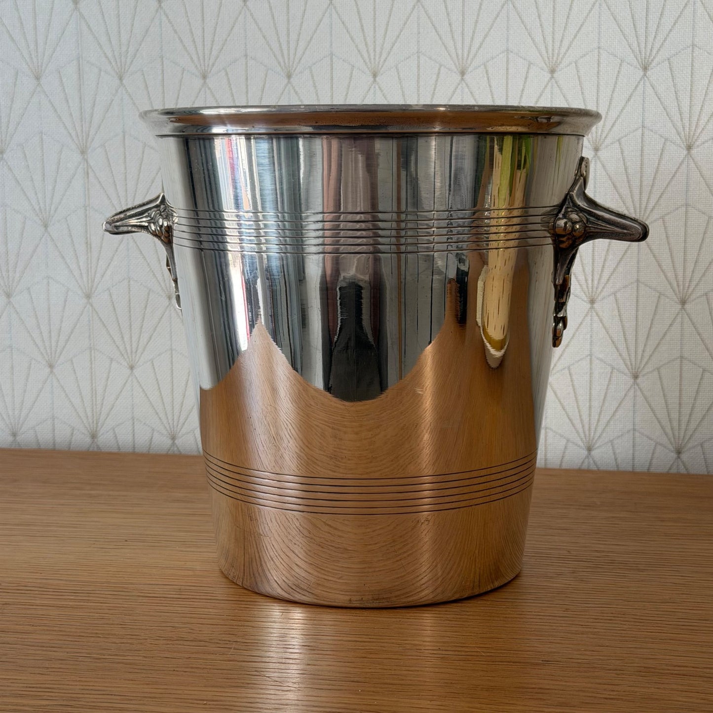 French Morlant Silverplate Champagne Bucket Vintage Wine Cooler 10062615