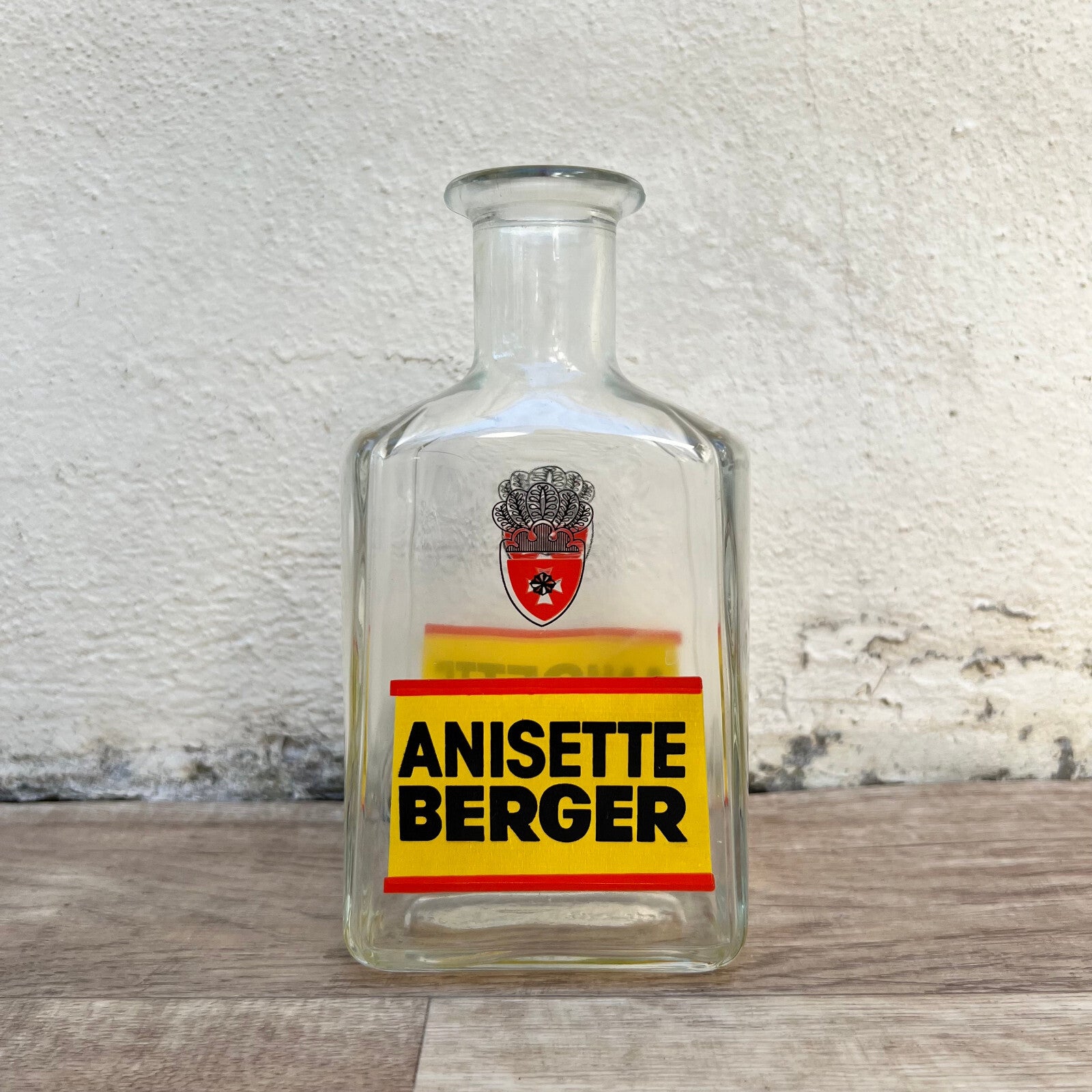 French Anisette Berger Glass Carafe Vintage Apothecary Bottle 1309223 Berger