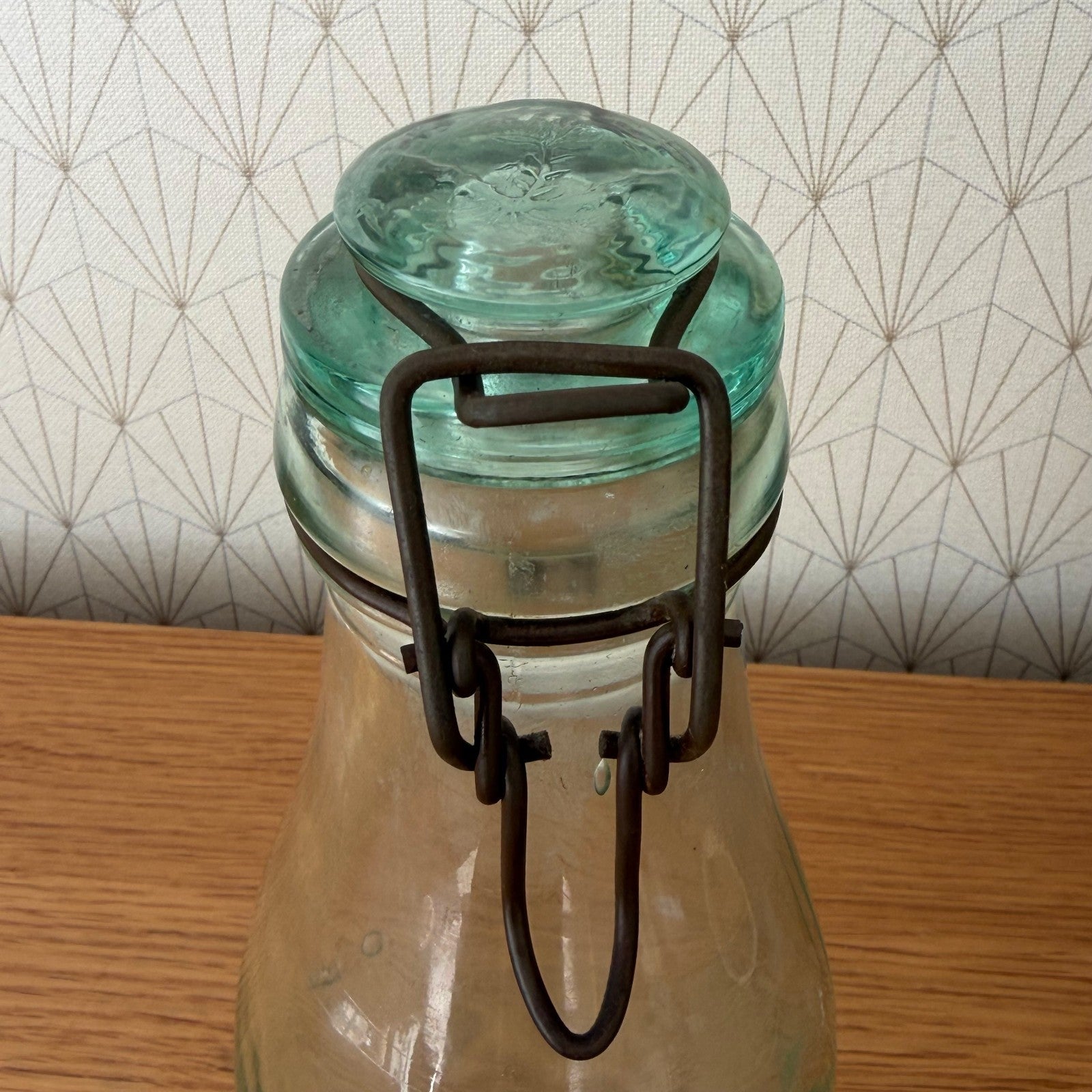 French Glass Preserve Jar La Lorraine Vintage Swing Top Stopper 1305267 Fleamarketfrance
