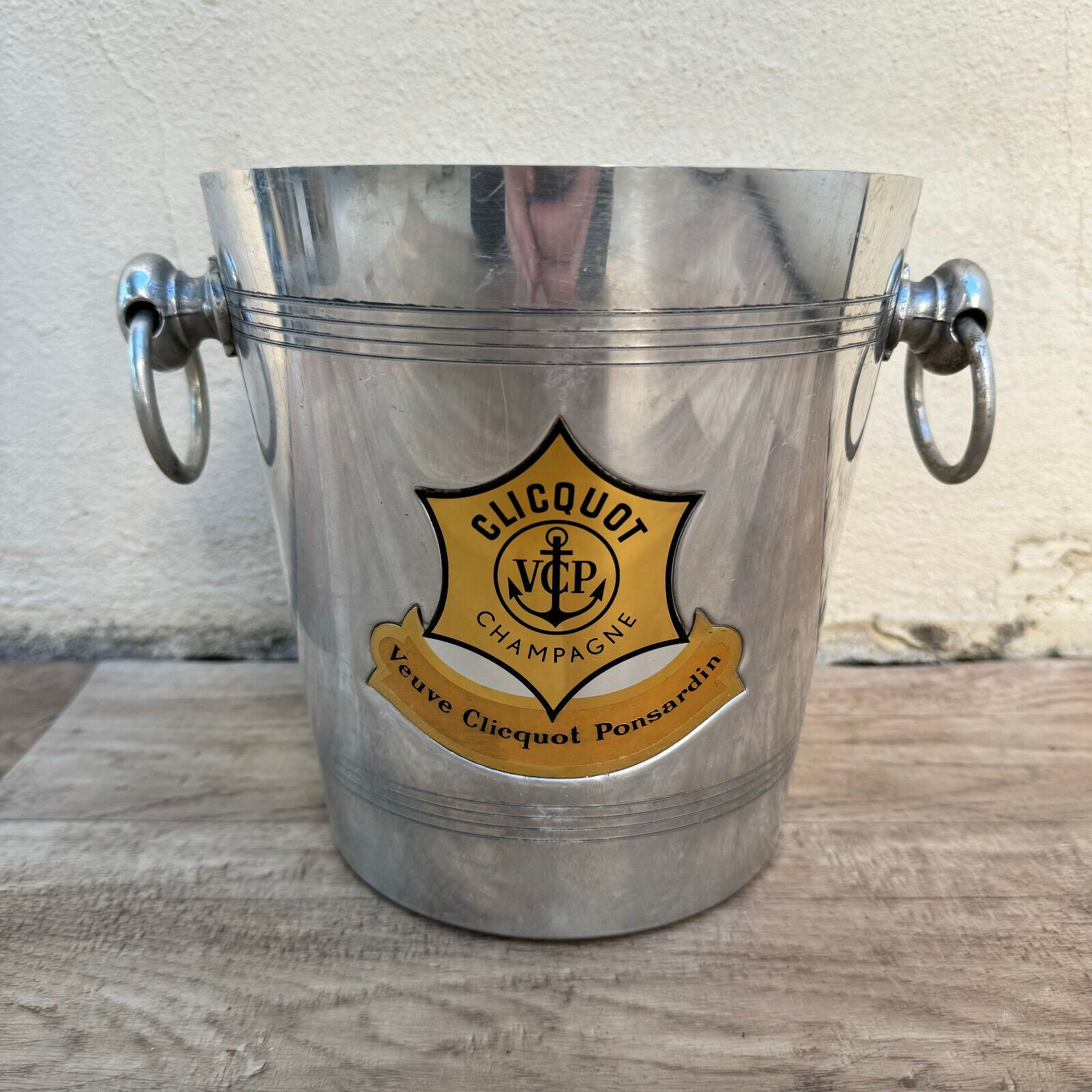 Vintage French Champagne Ice Bucket Cooler Made France VEUVE CLICQUOT 1910231 - Fleamarketfrance