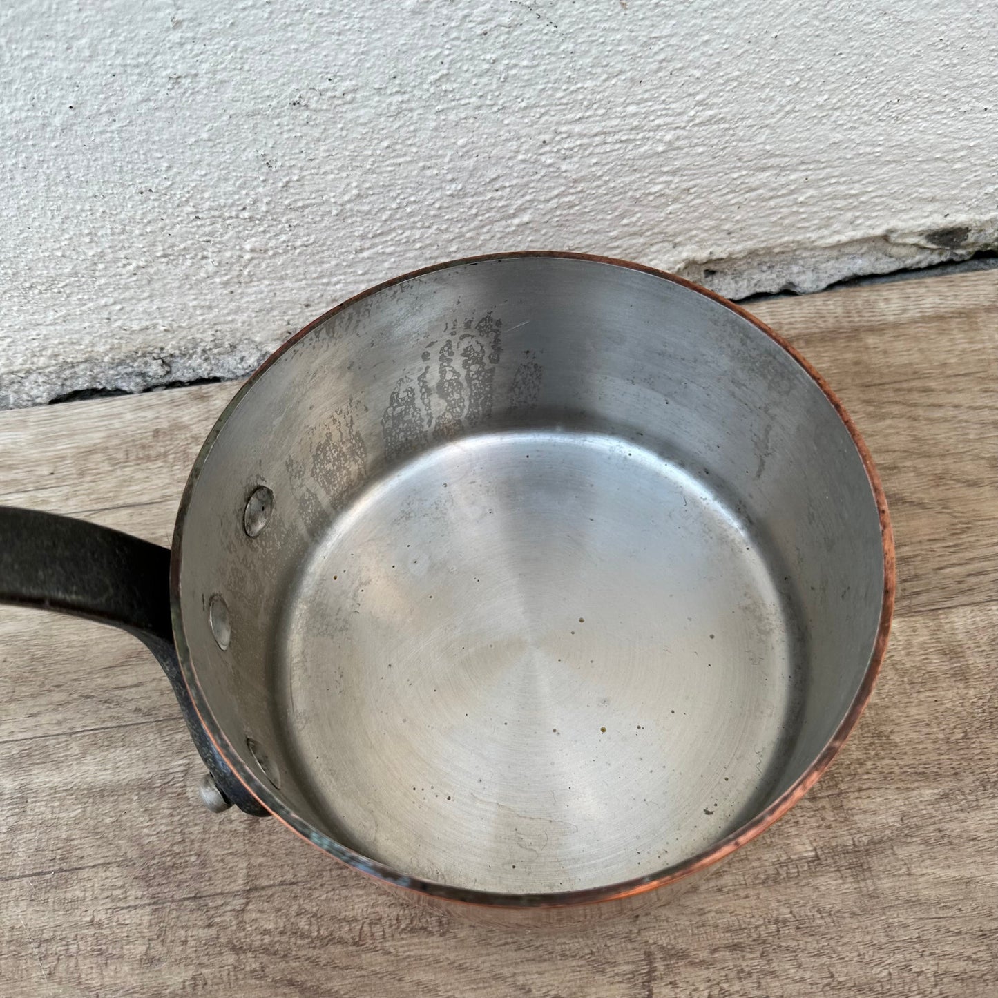 Vintage Dehillerin French Copper Saucepan Tin Lined Professional 20062413 Unbranded