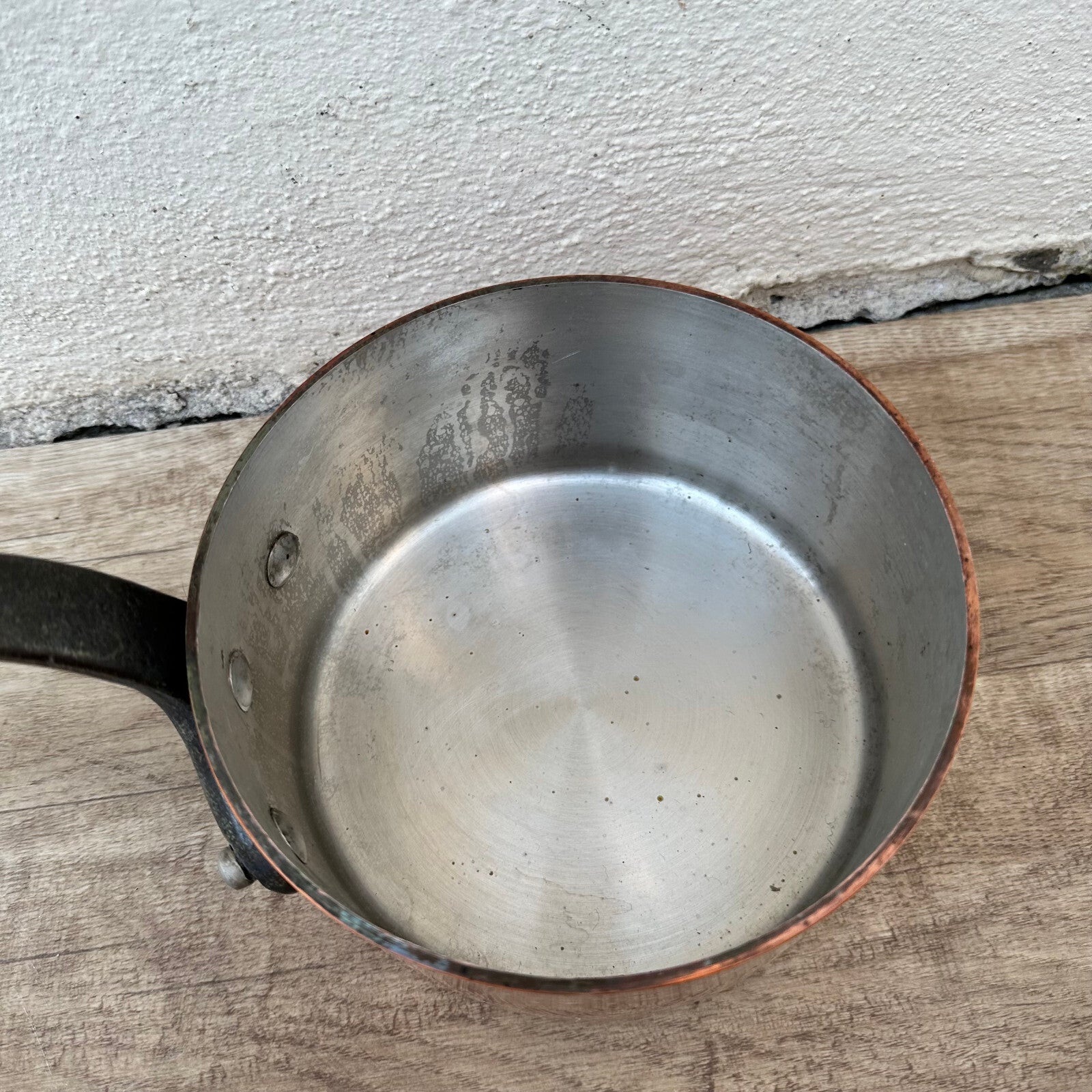 Vintage Dehillerin French Copper Saucepan Tin Lined Professional 20062413 Unbranded
