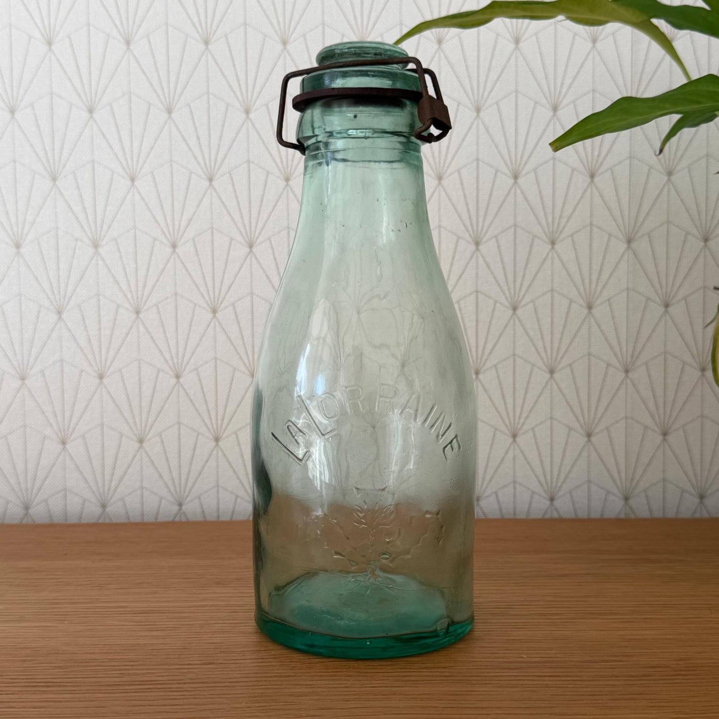 French Preserve Jar La Lorraine Vintage Glass Swing Top Stopper 13052610 Fleamarketfrance