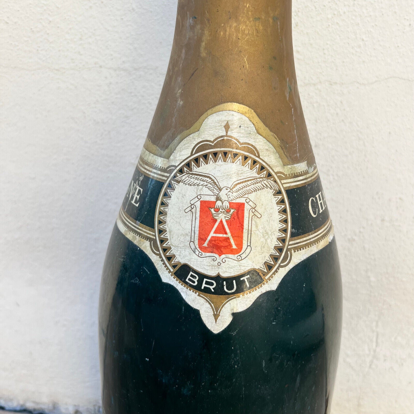 Vintage Large Giant 25" Advertising Abel Lepitre Champagne Bottle Dummy 2110221 - Fleamarketfrance