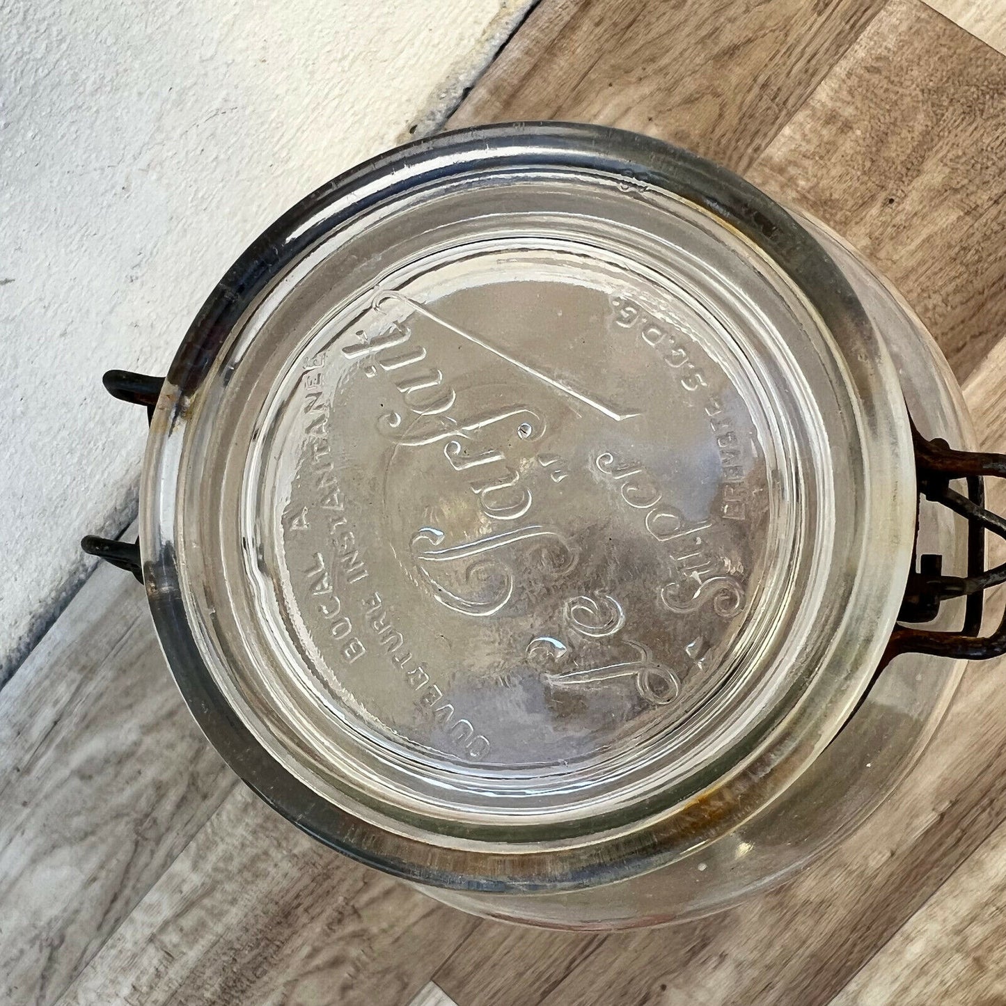 Le Parfait French glass preserving jar big size 02052214 - Fleamarketfrance