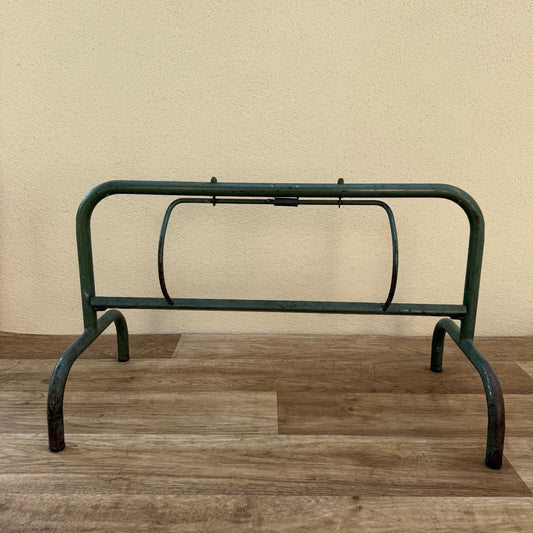 French Florist Paper Roll Dispenser Vintage Metal Wrapping Holder 1950s 1606252 Fleamarketfrance