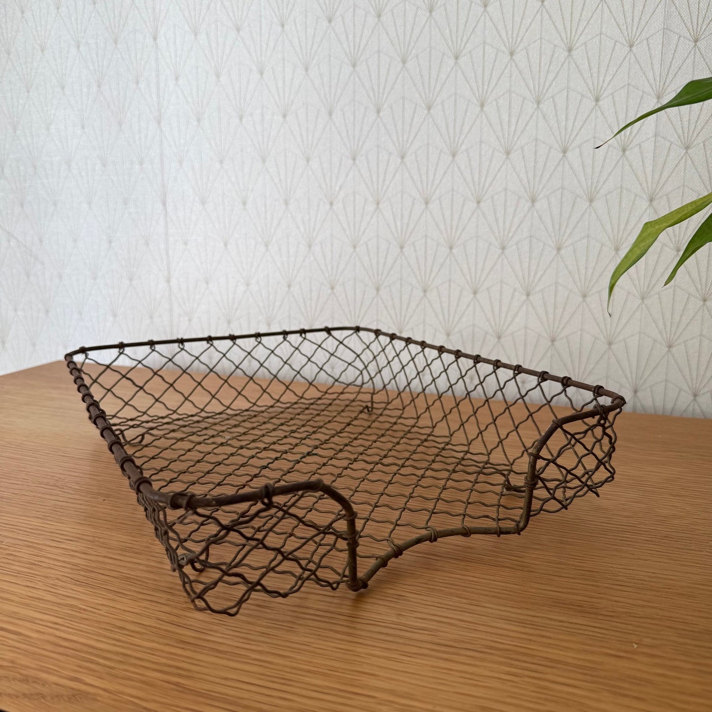 French Wire Basket Vintage Metal Desktop File Storage Tray 04072517 Unbranded