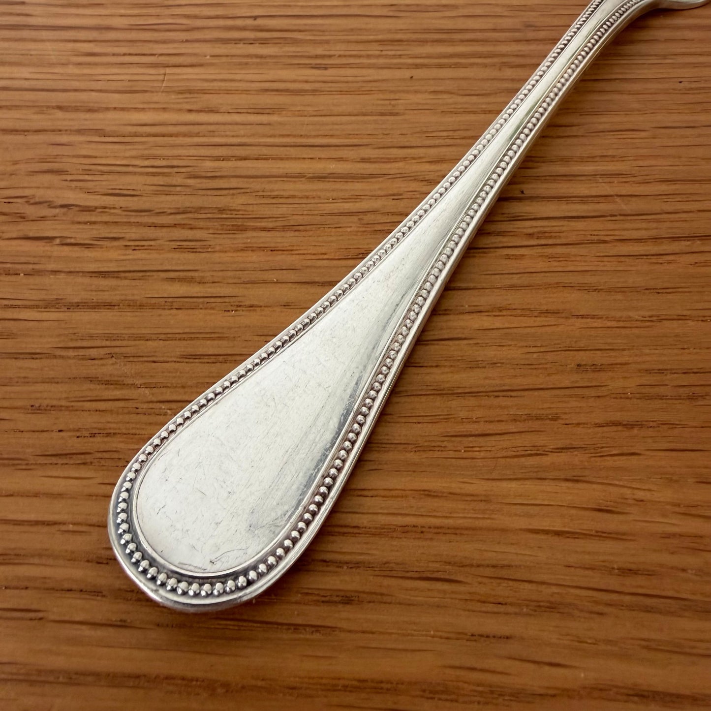 CHRISTOFLE France Pearl Silver-Plated Fish Knife Vintage 2607265 Christofle