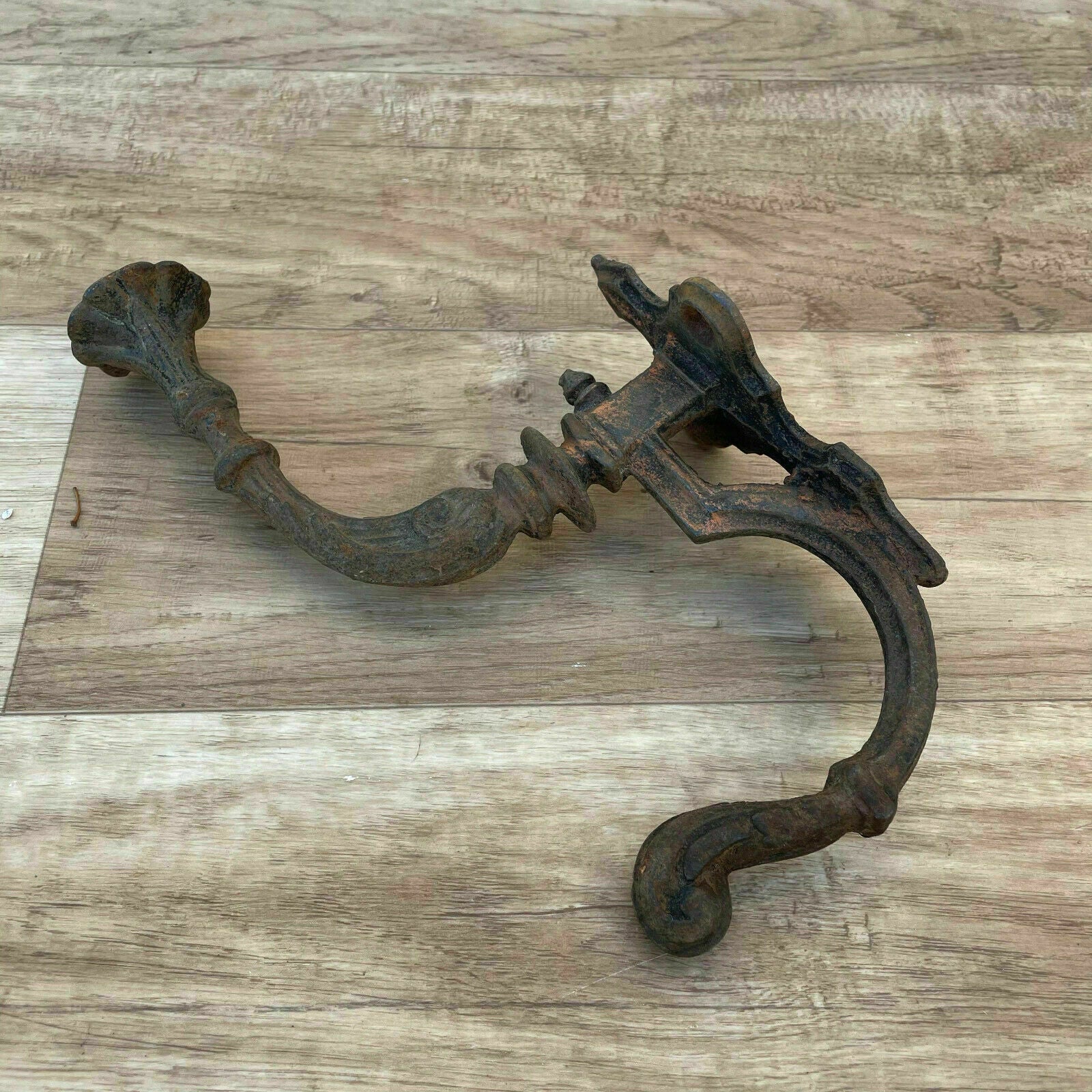 Antique French Wall Hook Swivel Coat Hanger Ornate Metal Bronze 02062113 Unbranded