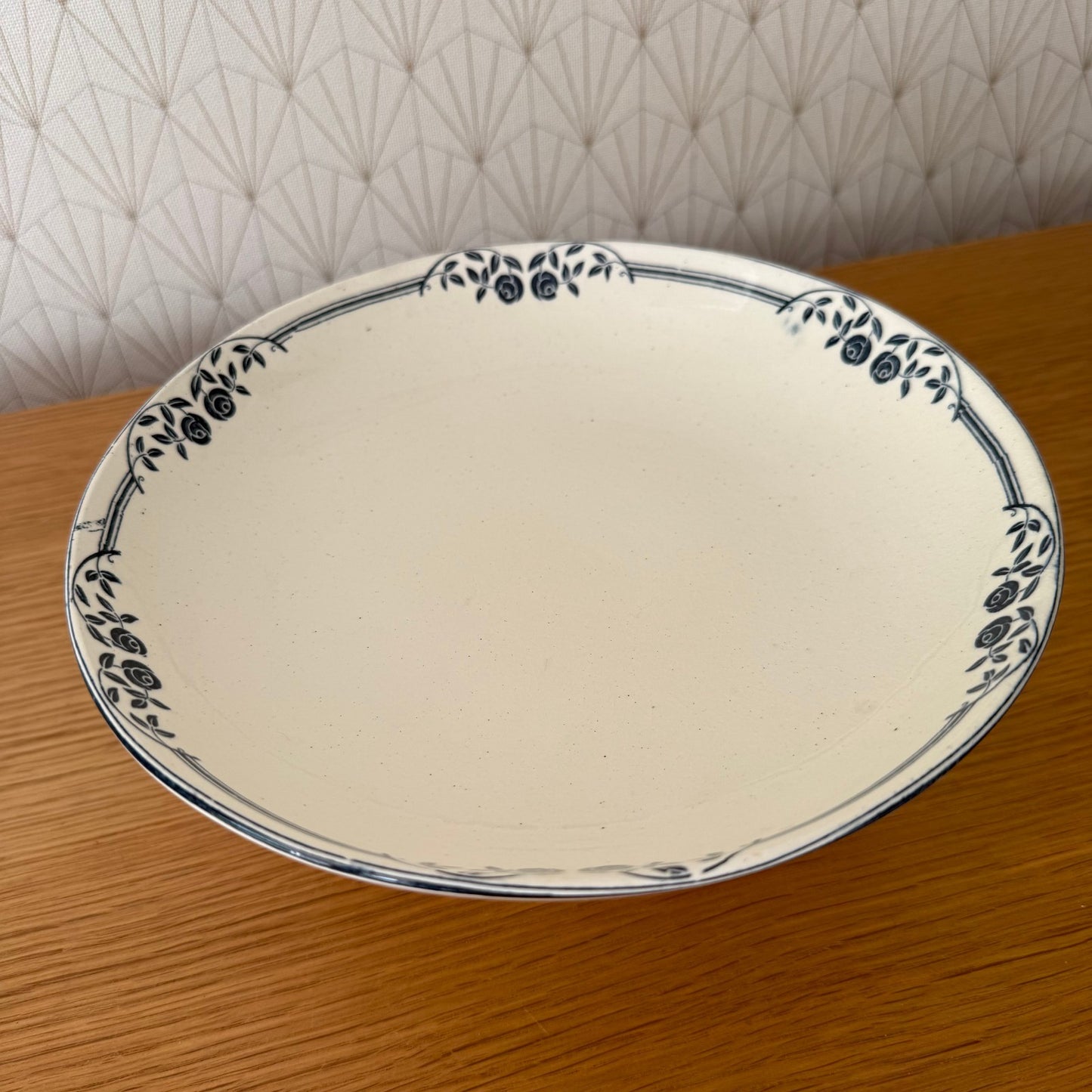 French fruits bowl compotier Saussure Salins pedestal 1707254